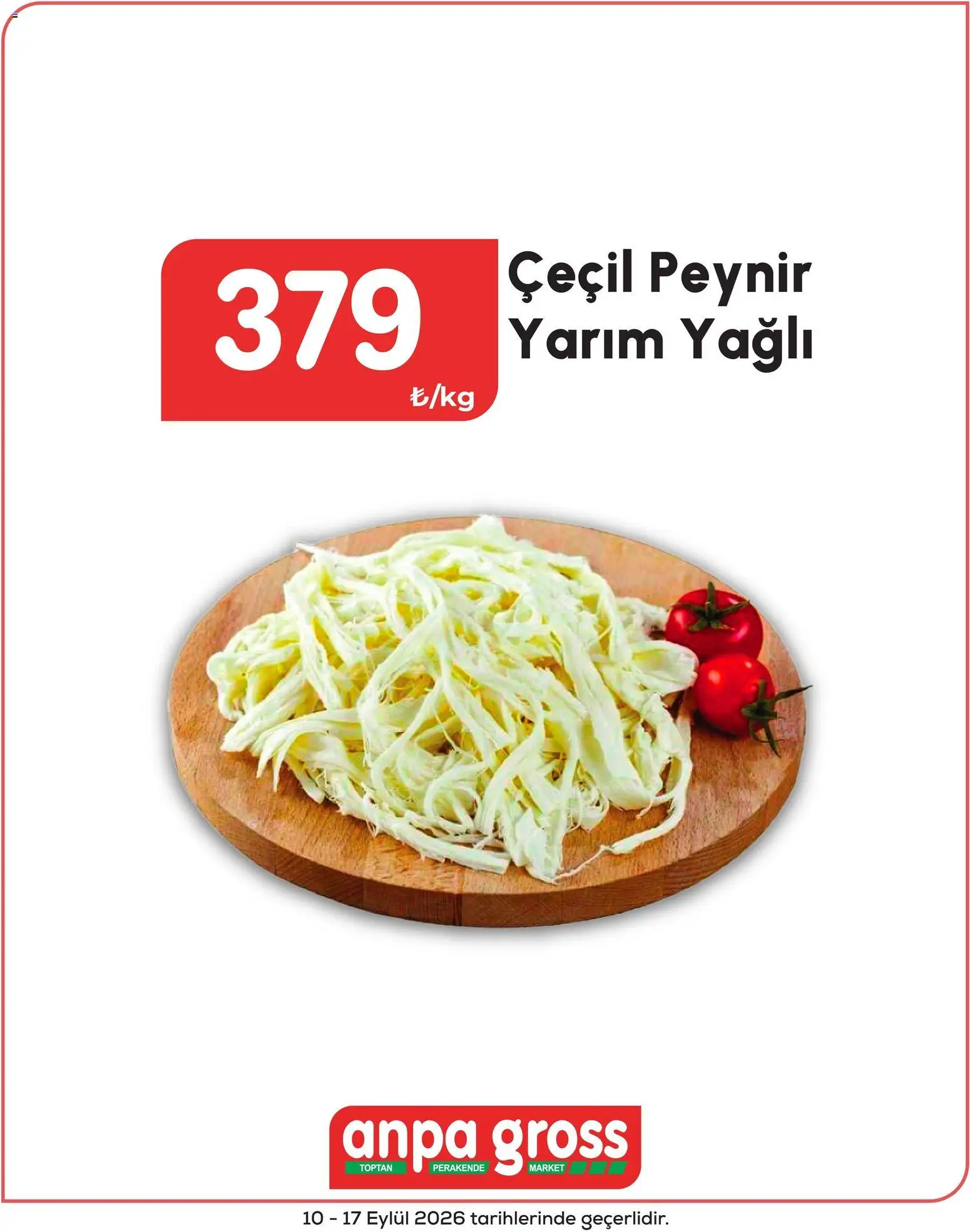 Anpa Gross Katalog - 10 Eylül 2026 tarihinden itibaren geçerlidir | Sayfa: 2 | Ürünler: Peynir