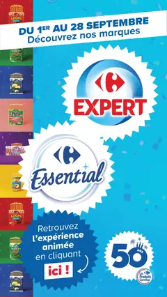 Carrefour - Prévisualisation de Carrefour Découvrez les marques Carrefour Expert & Essential valide à partir de 01/09/2026