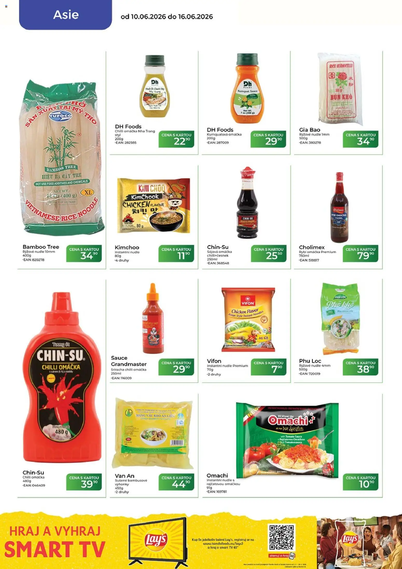Tamda Foods leták od 10.06.2026 | Strana: 48 | Produkty: Sriracha, Rybí omáčka, Kumquat, Nudle