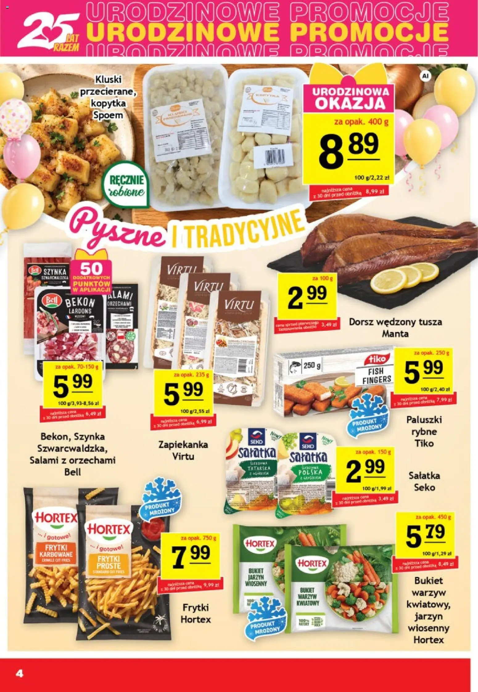 Gram Market gazetka od 23.09.2026 | Strona: 4 | Produkty: Bekon, Zapiekanka, Bell, Sałatka