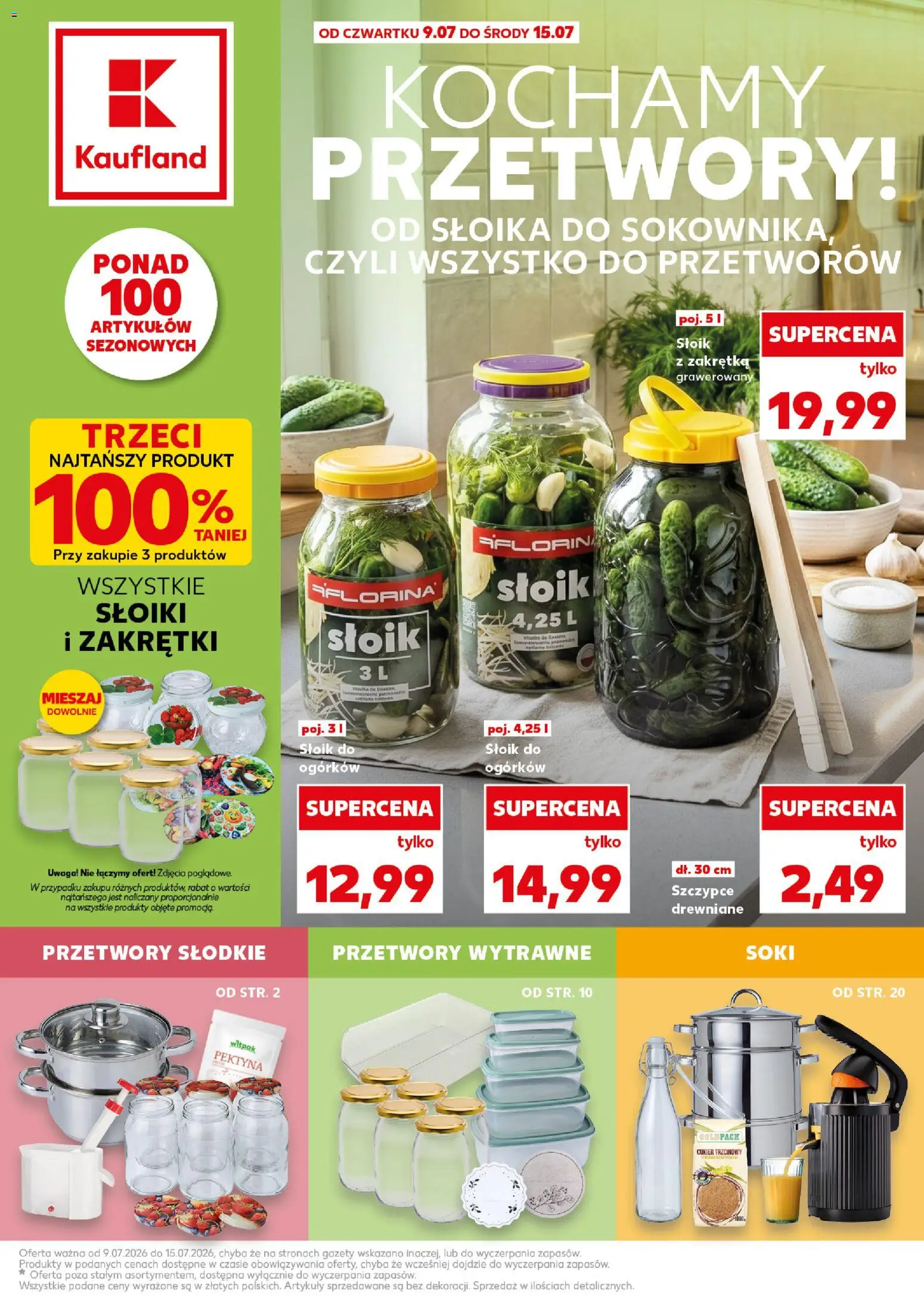 Kaufland Polsko leták - Kochamy przetwory od 09.07.2026 | Strana: 1