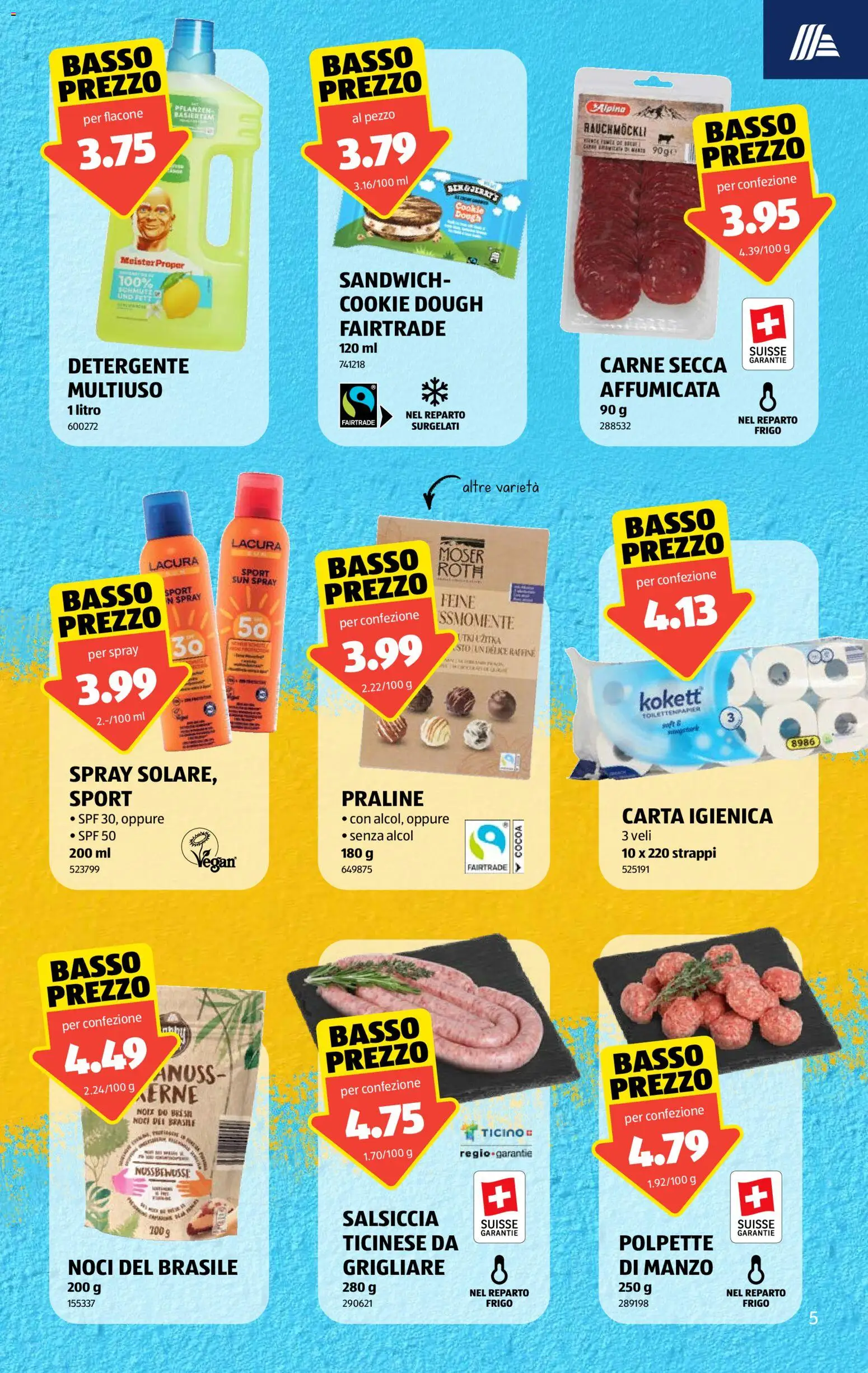 Aldi aktionen IT – gültig ab 11.06.2026 | Seite: 5 | Produkte: Toilettenpapier