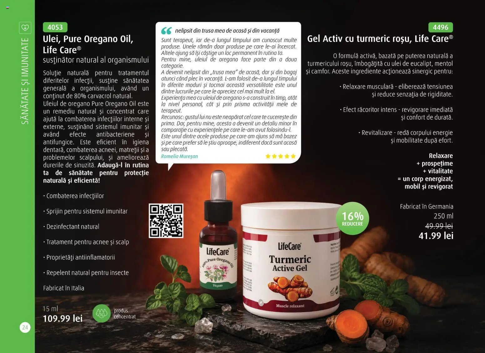 Noul catalog Life Care – valabil de la 01.10.2026 | Pagină: 26 | Produse: Active, Ulei, Dezinfectant