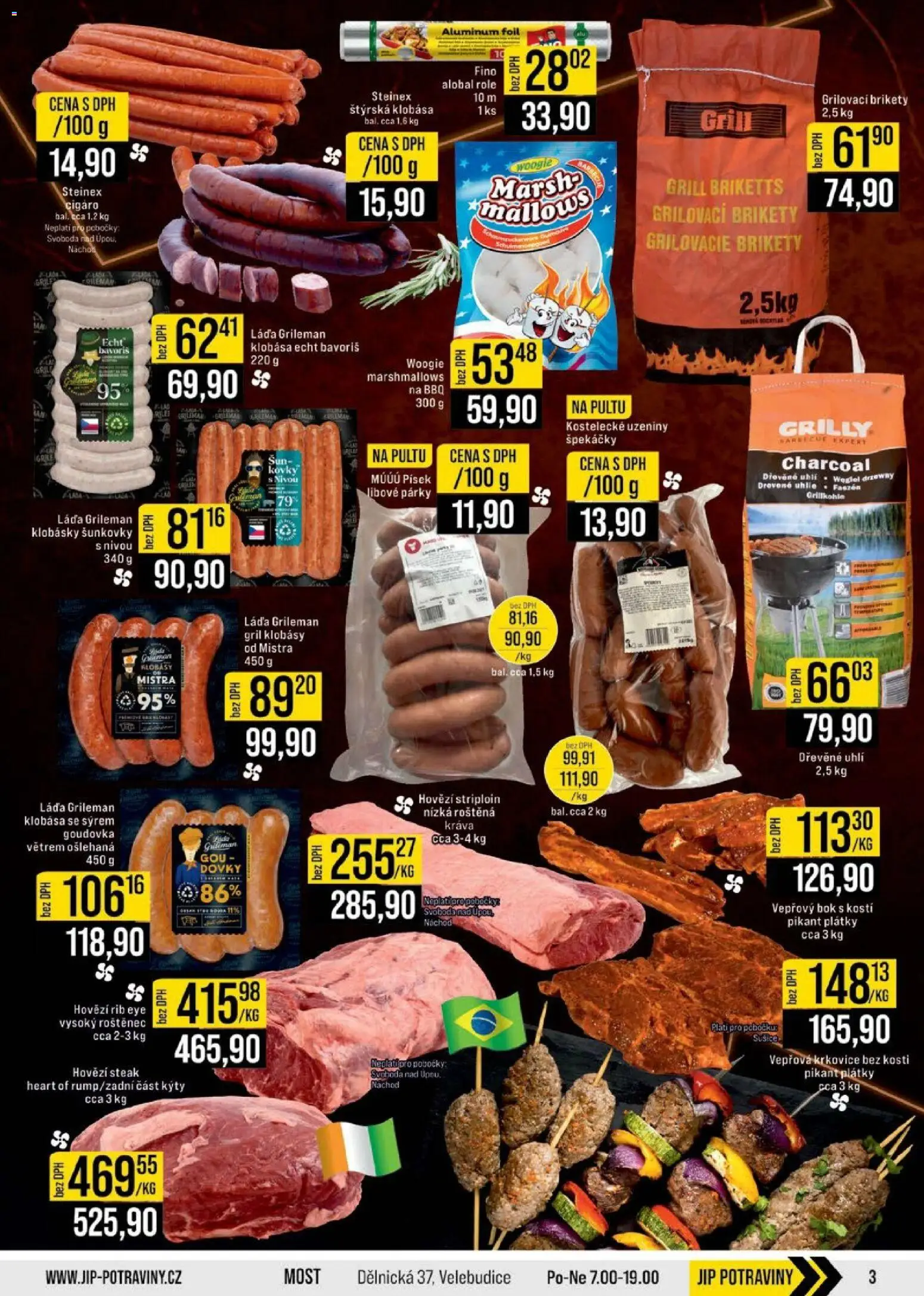 Jip leták - Cash & Carry od 20.05.2026 | Strana: 3 | Produkty: Sušiče, Alobal, Krkovice bez kosti, Krkovice