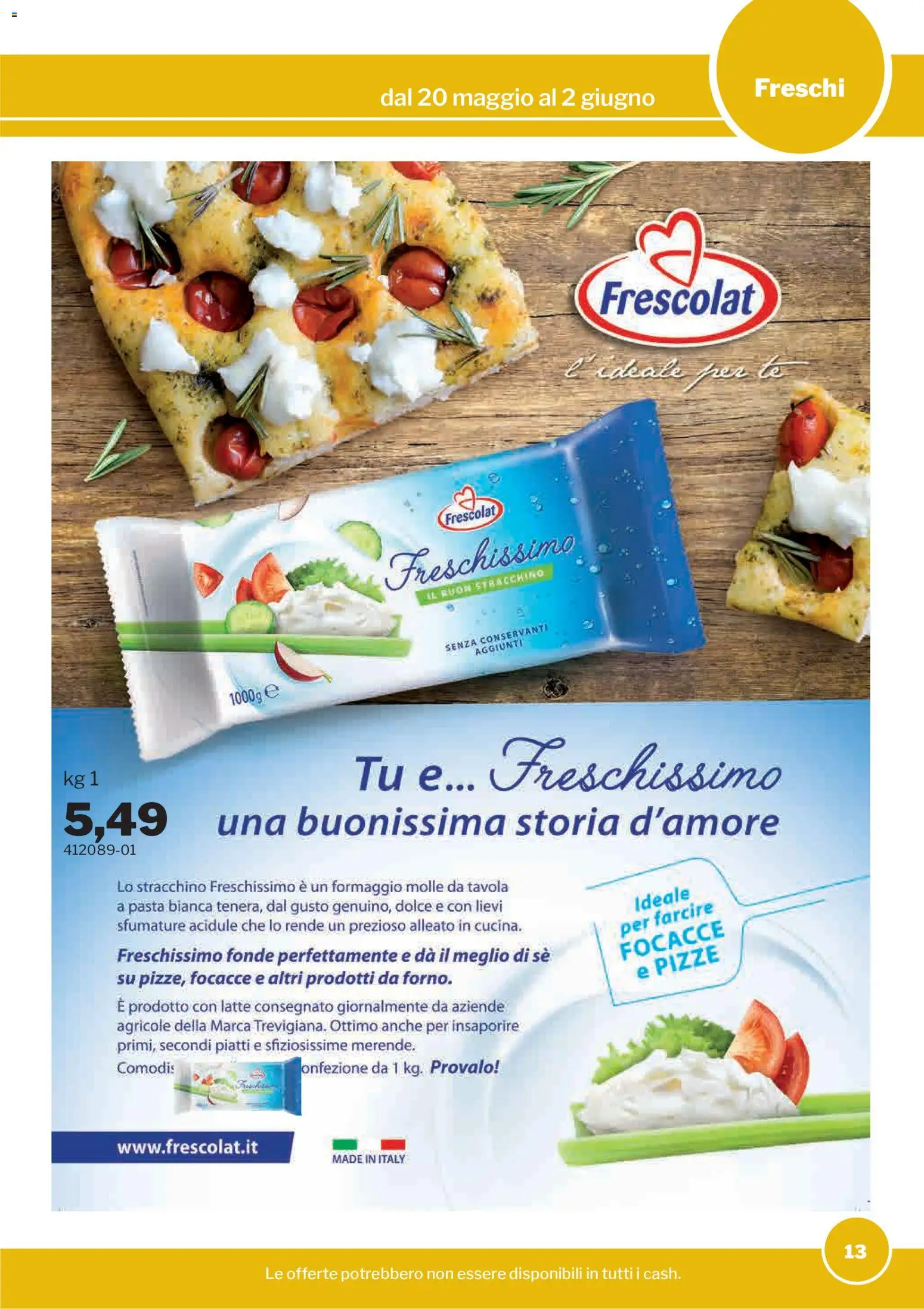 Volantino Sogegross del 20.05.2026 | Pagina: 13 | Prodotti: Tè, Formaggio, Pasta, Stracchino