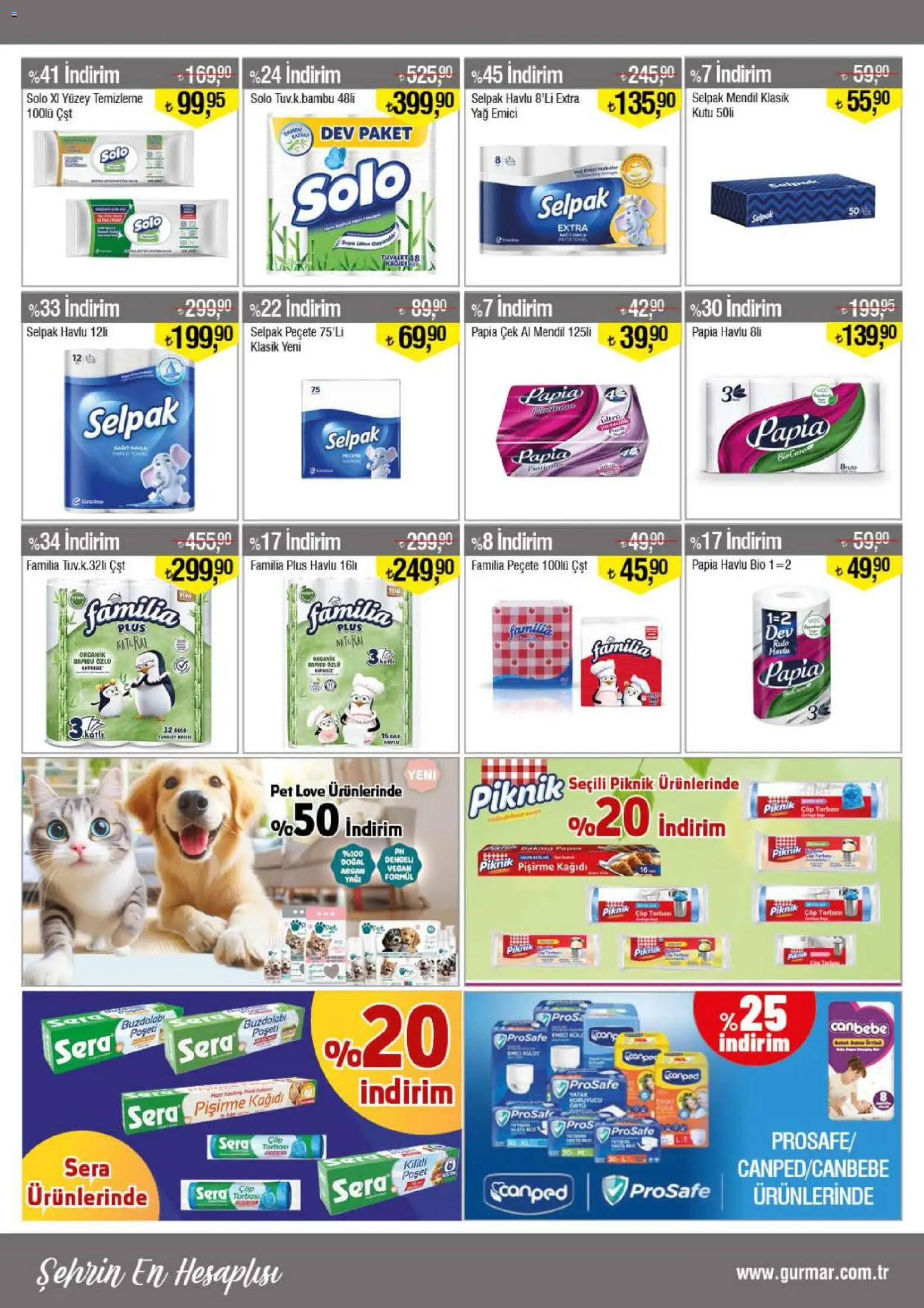 Gürmar Katalog - 01 Ekim 2026 tarihinden itibaren geçerlidir | Sayfa: 14 | Ürünler: Kutu, Mendil, Yağ, Buzdolabı