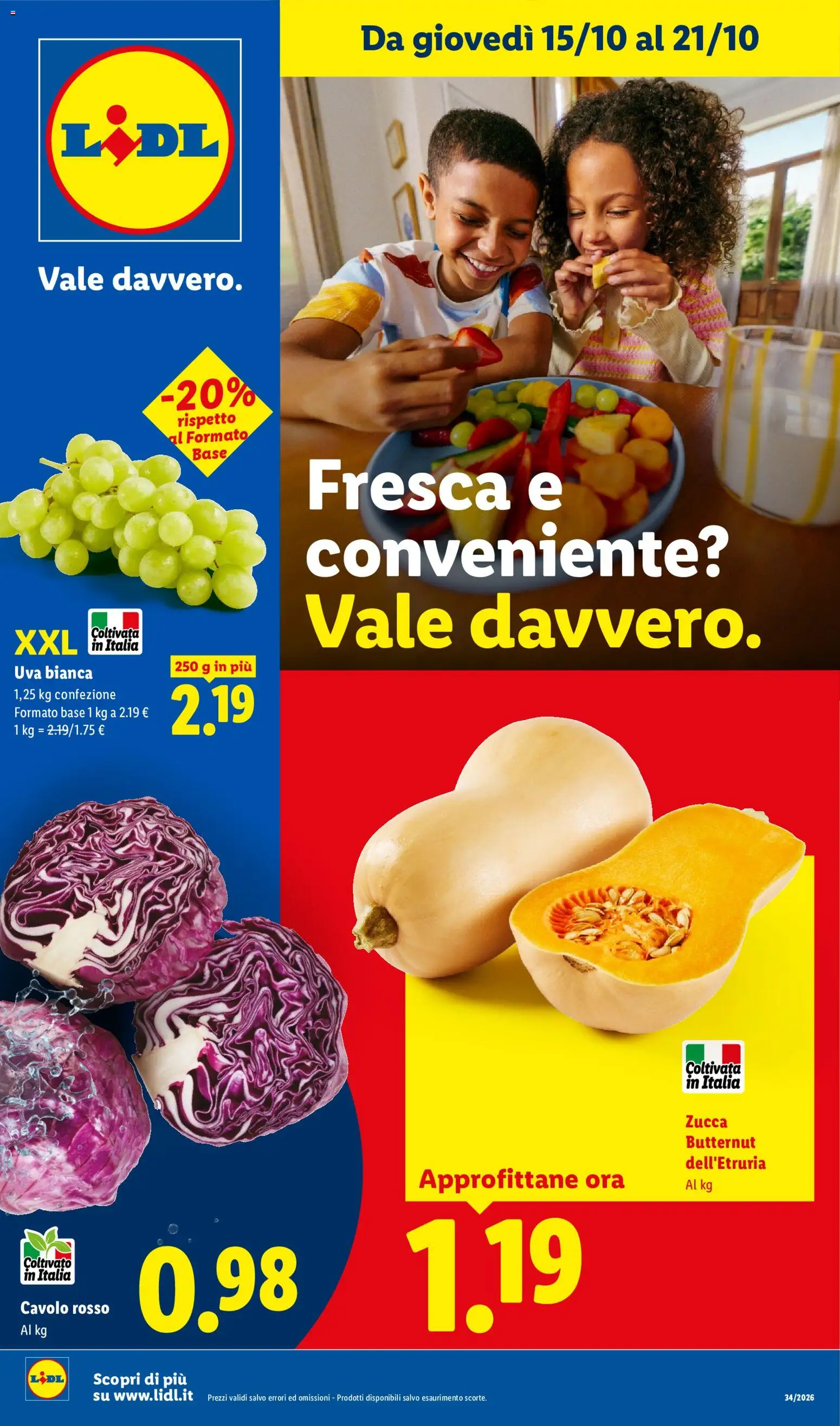 Volantino Lidl del 15/10/2026 | Pagina: 1