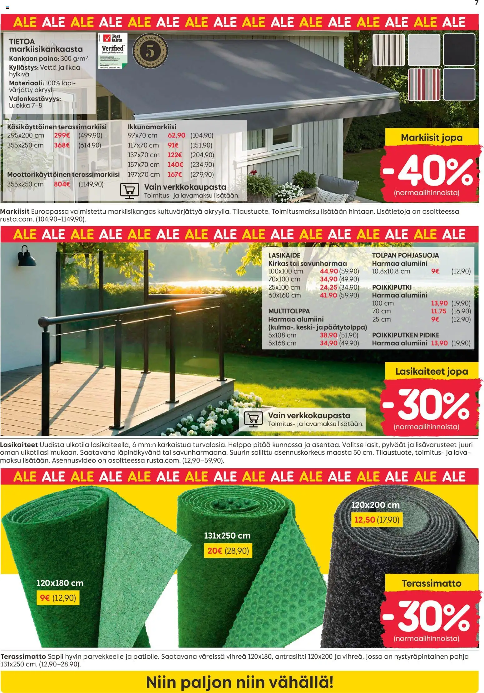 Rusta tarjoukset – voimassa 22/06/2026 alkaen | Sivu: 7