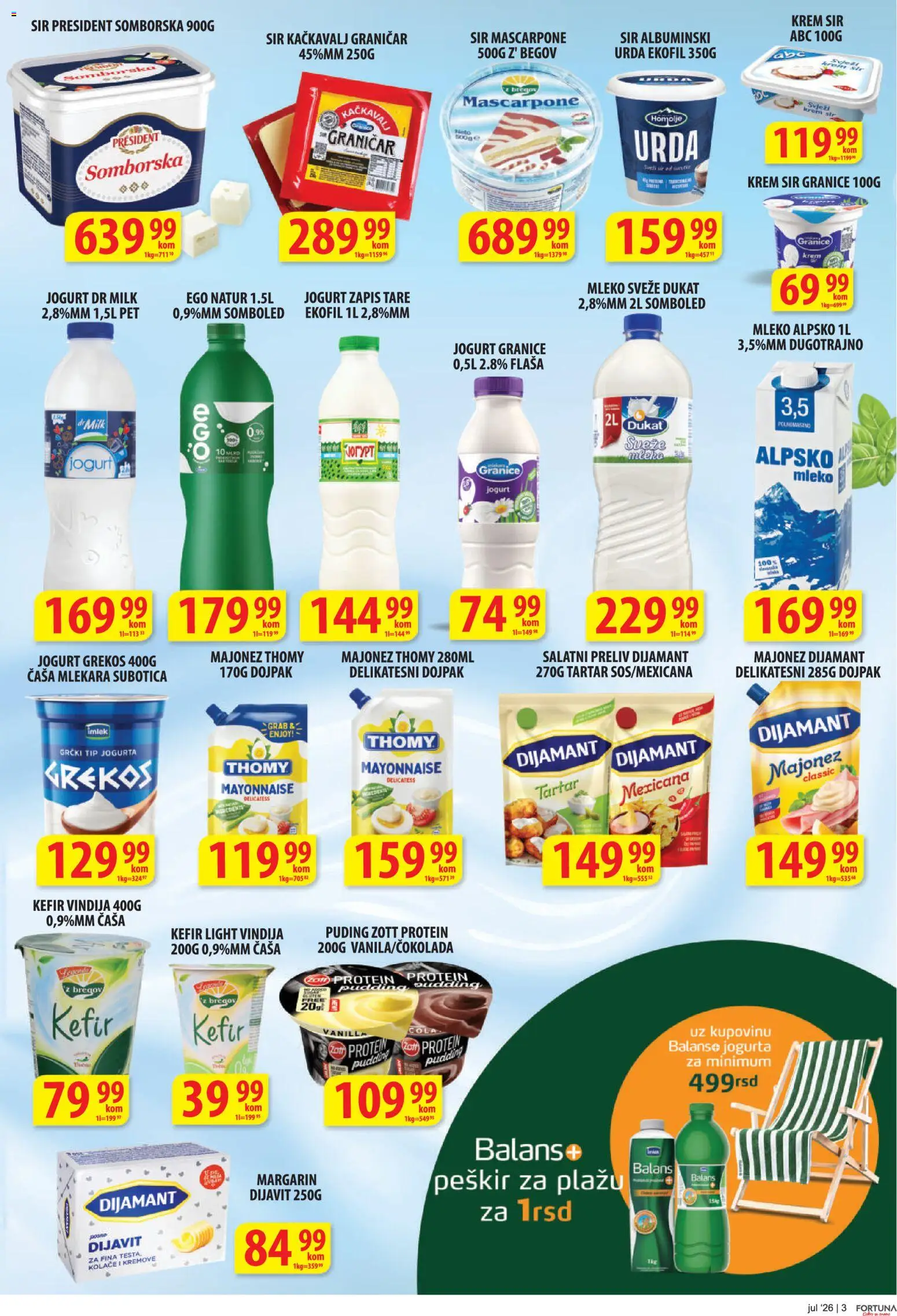 Fortuna Market katalog - važi od 08.07.2026 | Strana: 3