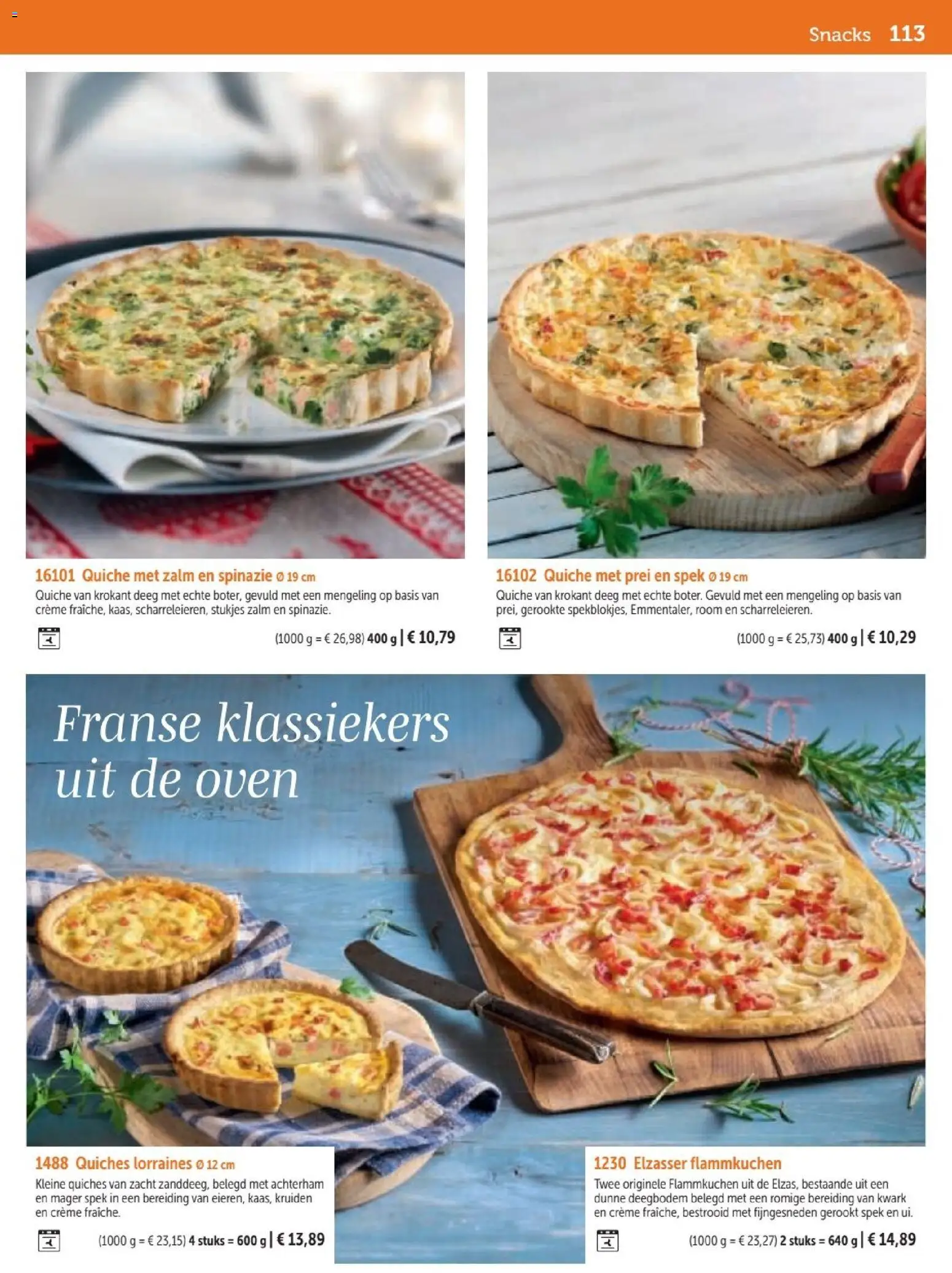 {H1} | Pagina: 113 | Producten: Spek, Kruiden, Snacks, Crème