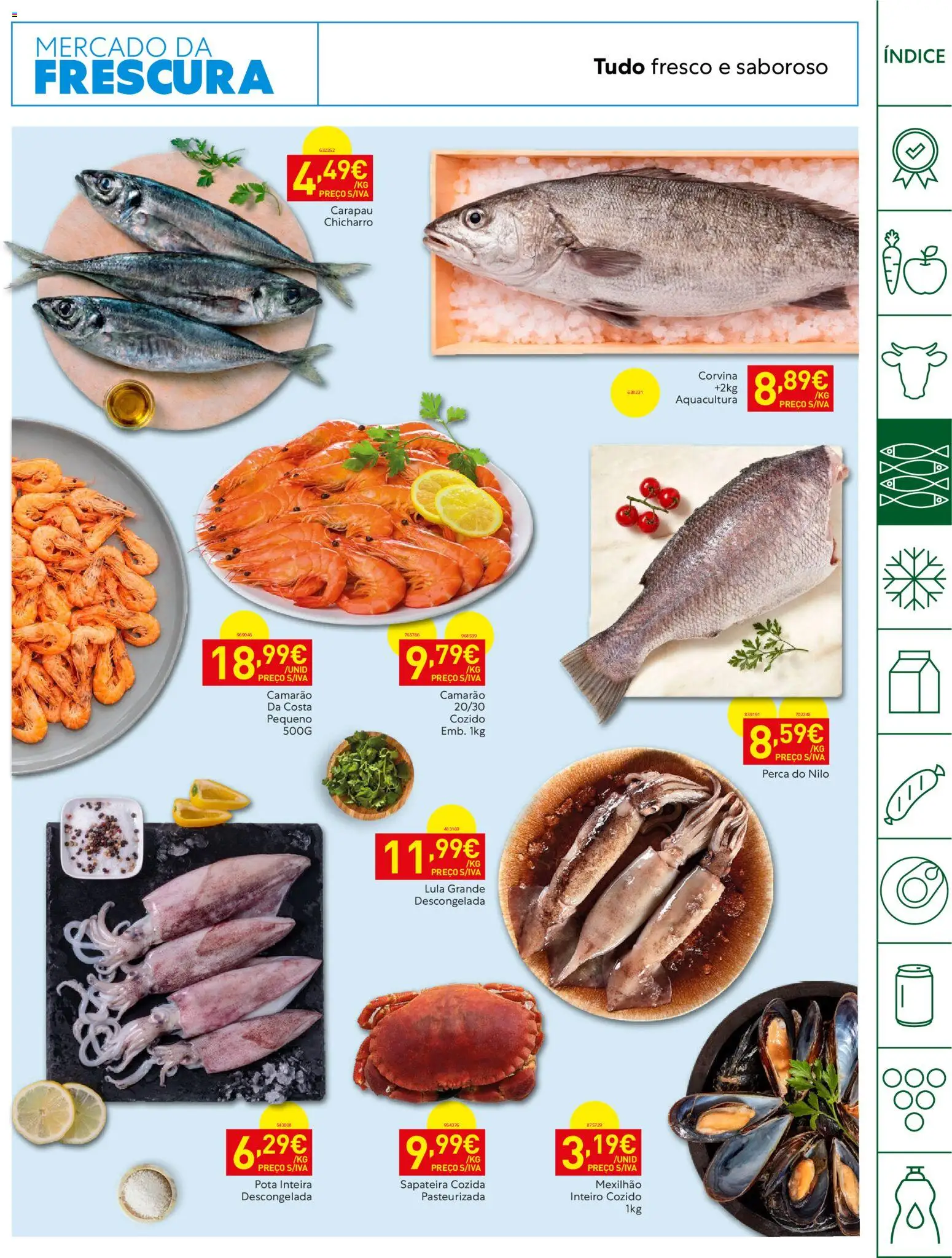 Recheio Horeca │ válido de 01/09/2026 | Página: 9 | Produtos: Perca, Camarão, Sapateira