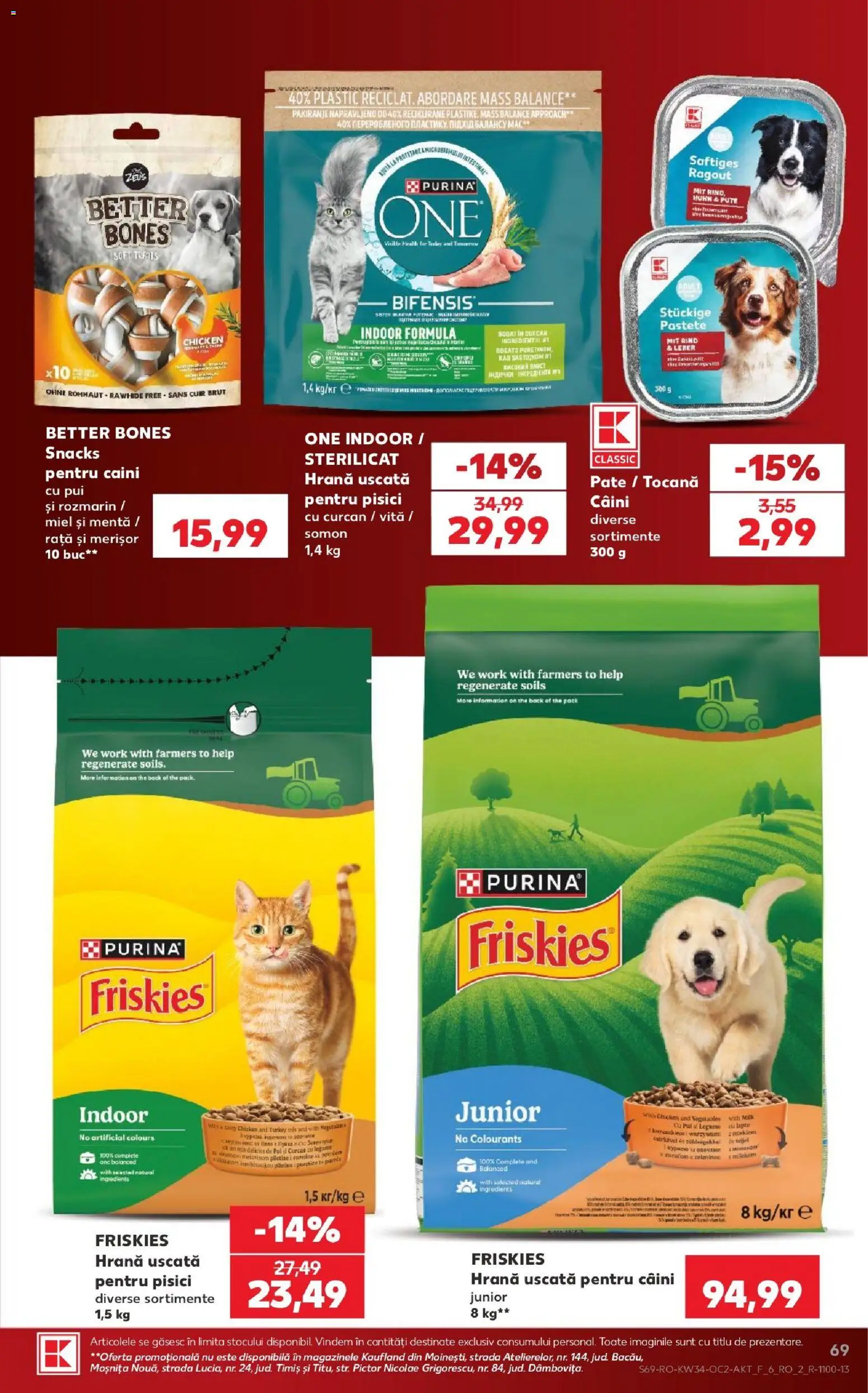 Noul catalog Kaufland – valabil de la 19.08.2026 | Pagină: 69 | Produse: Pui, Pate, Miel, Lapte