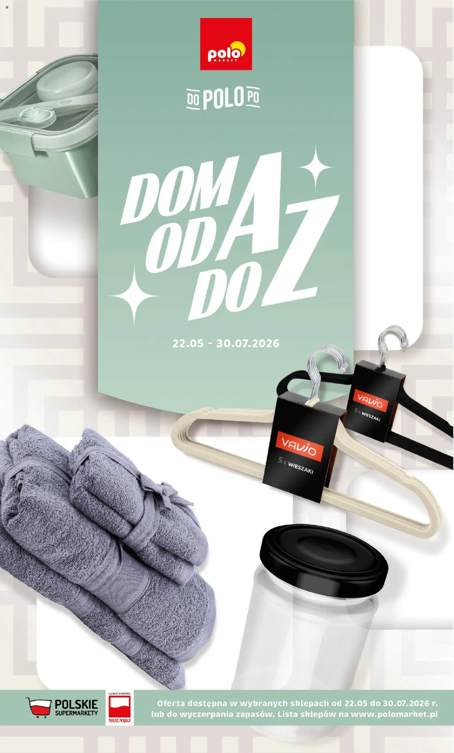 POLOmarket gazetka - Dom Przetwory od 22.05.2026 | Strona: 1 | Produkty: Wieszaki