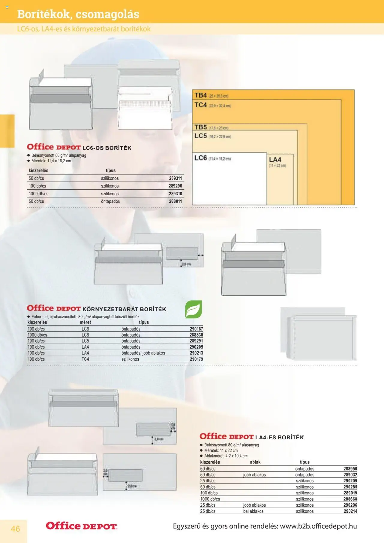 Office Depot akciós ujság - amely érvényes a következő dátumtól: 2025.04.10. | Oldal: 46 | Termékek: Ablak