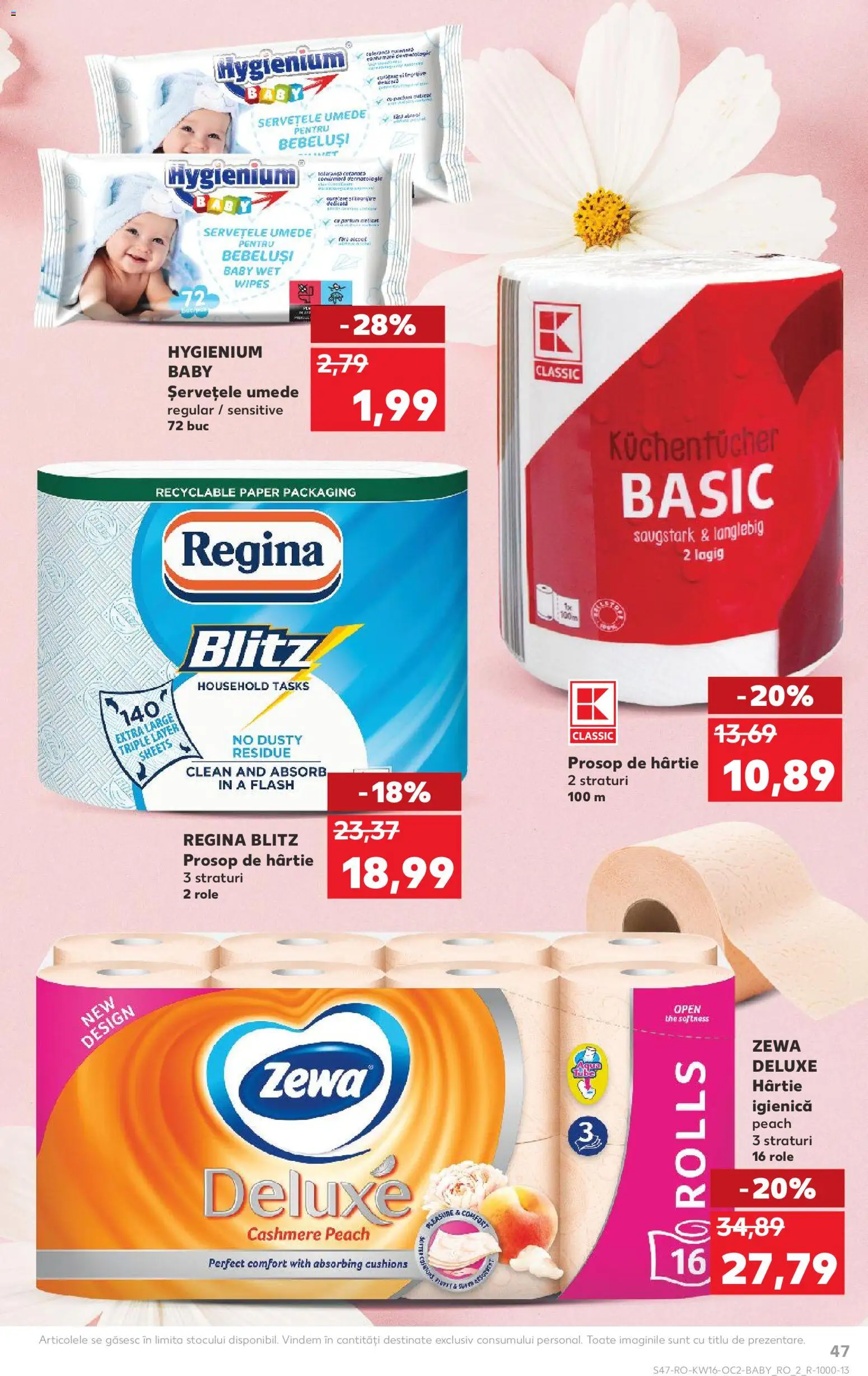 Kaufland RO akciós ujság - amely érvényes a következő dátumtól: 15.04.2026 | Oldal: 47