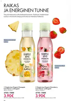 Oriflame-mainoslehti voimassa 03.06.2026 alkaen | Sivu: 24 | Tuotteet: Suihkugeeli, Tee