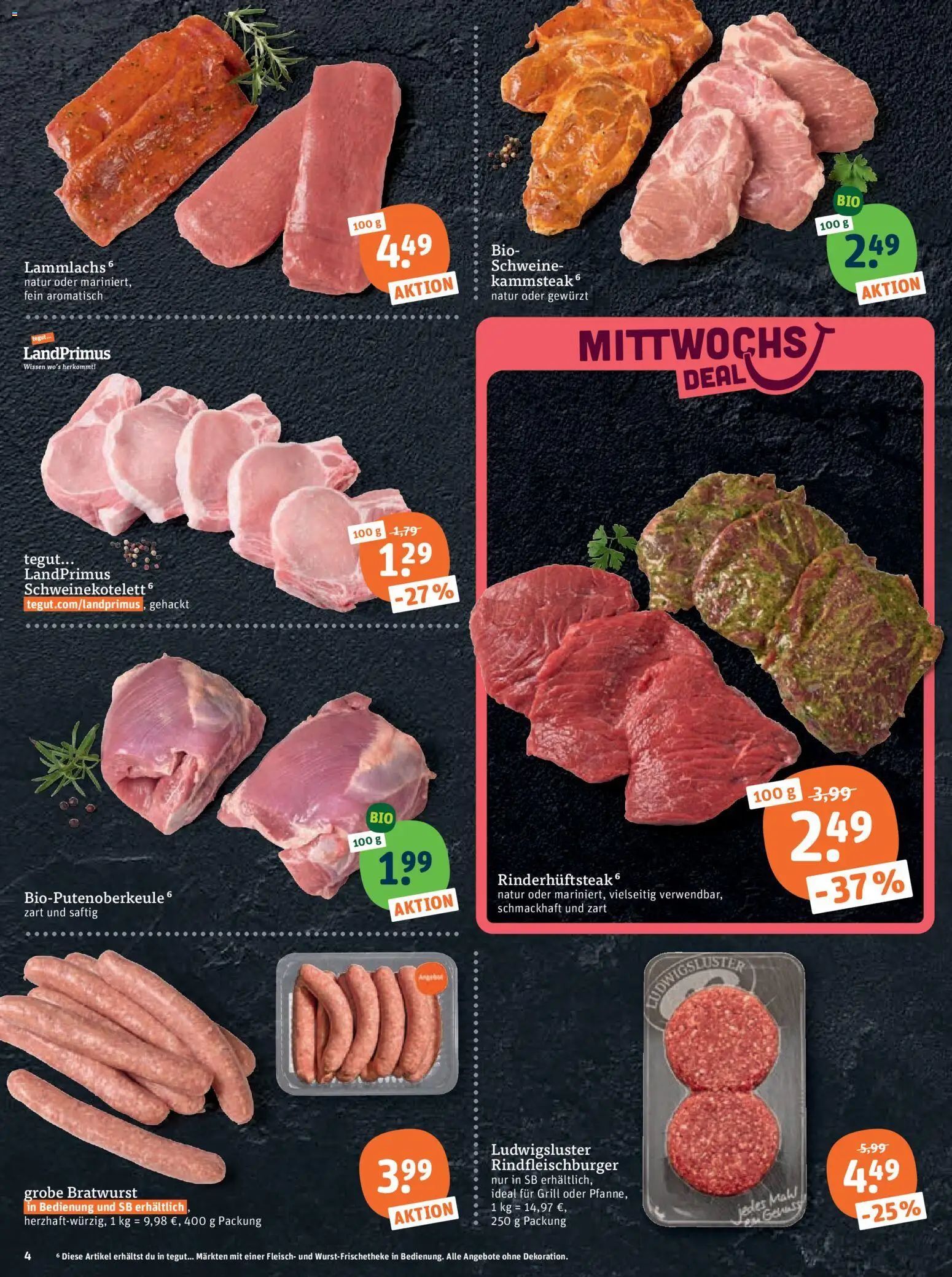 Tegut Prospekt – gültig ab 12.06.2026 | Seite: 6 | Produkte: Grill, Bratwurst, Fleisch