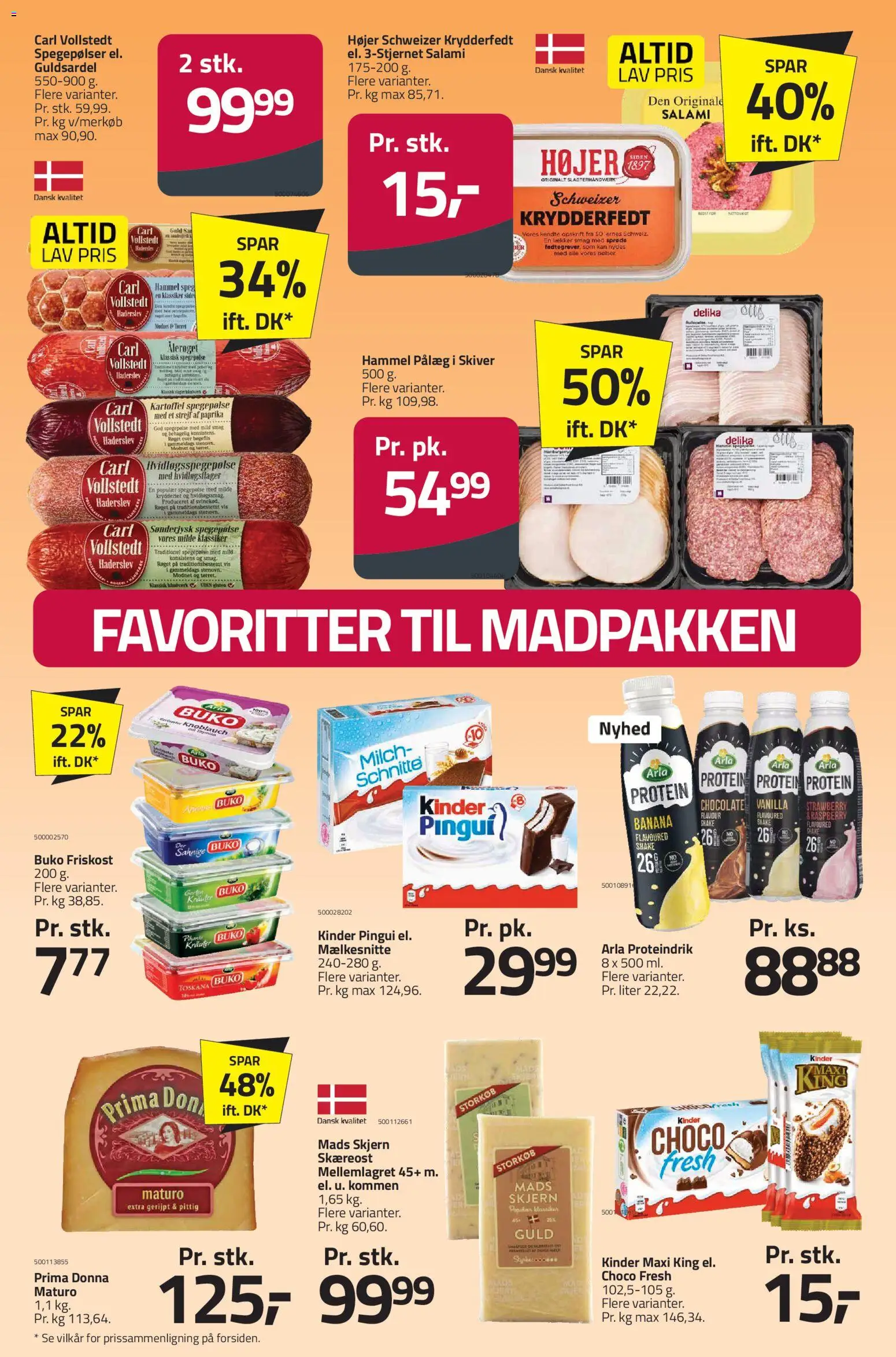 Fleggaard tilbudsavis – gyldig fra 23/09/2026 | Side: 44 | Produkter: Proteindrik, Pålæg, Spegepølse, Søm