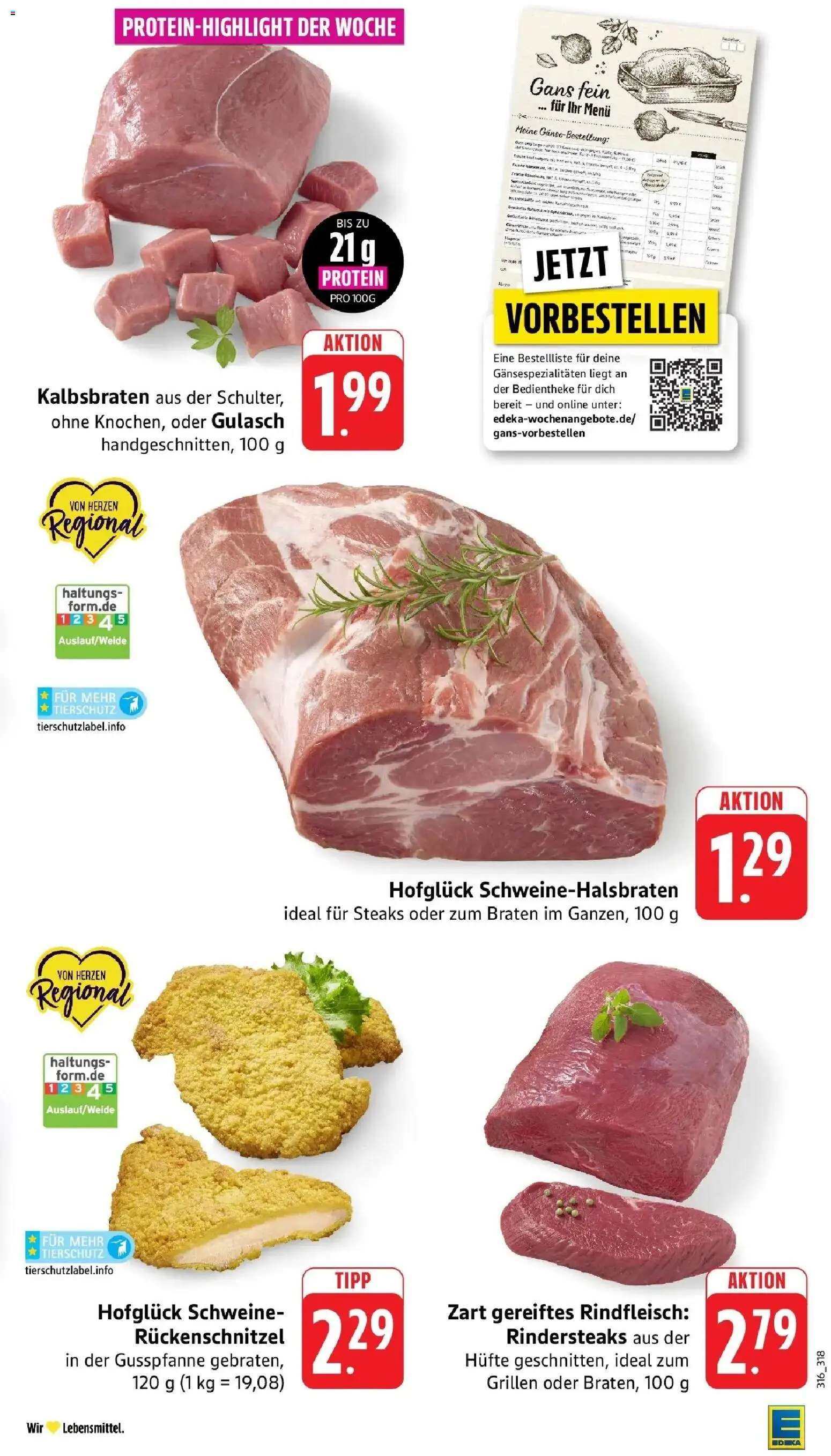 Edeka Prospekt Stuttgart - Feuerbach (ab 26.10.2026) » Angebote Online | Seite: 5 | Produkte: Gulasch, Rindfleisch
