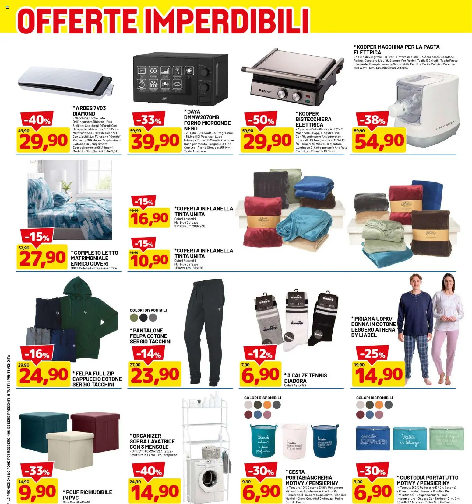 Volantino D Più del 01/10/2026 | Pagina: 18 | Prodotti: Felpa, Pasta, Ravioli, Forno