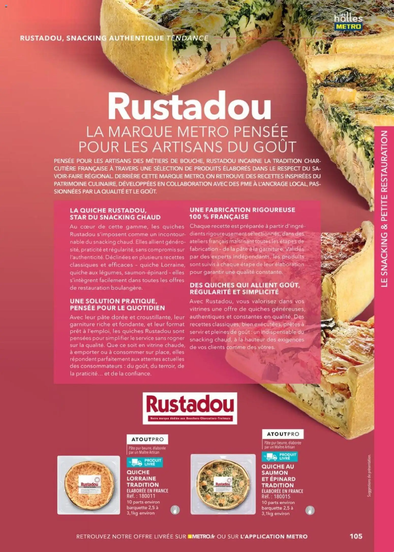{H1} | Page: 105 | Produits: Vitrine, Epinard, Livre, Saumon