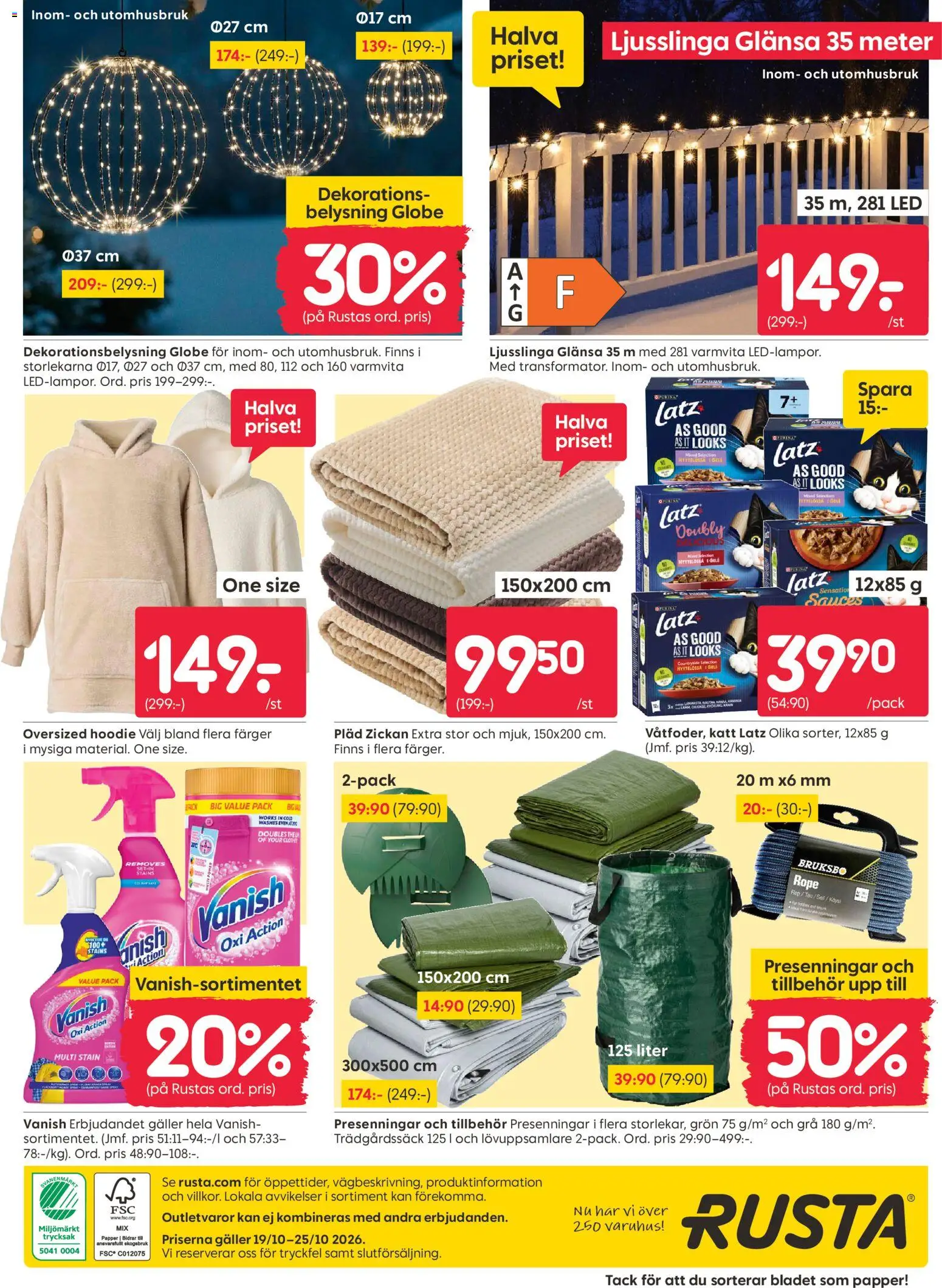 Rusta reklamblad aktuell från 19/10/2026 | Sida: 18