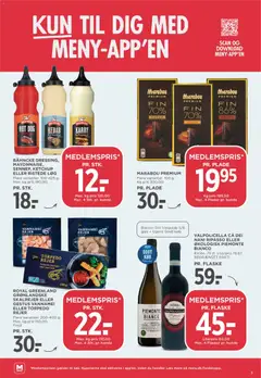 Meny - Tilbudsavis uge 25 26 gyldig fra 12.06.2026 | Side: 3 | Produkter: Karry, Kebab, Løg, Kakao
