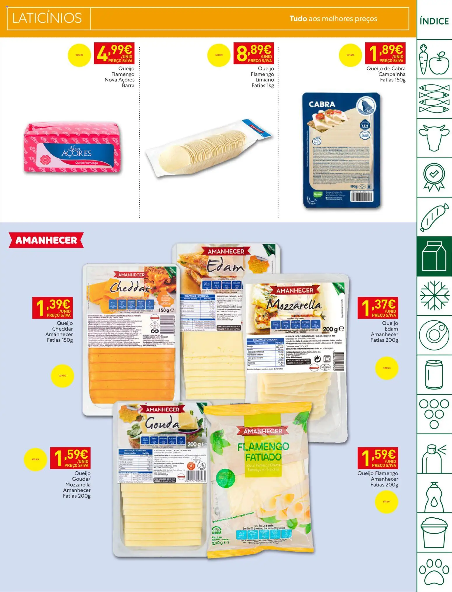 Recheio folheto Madeira │ válido de 16.06.2026 | Página: 15 | Produtos: Campainha, Queijo, Cheddar