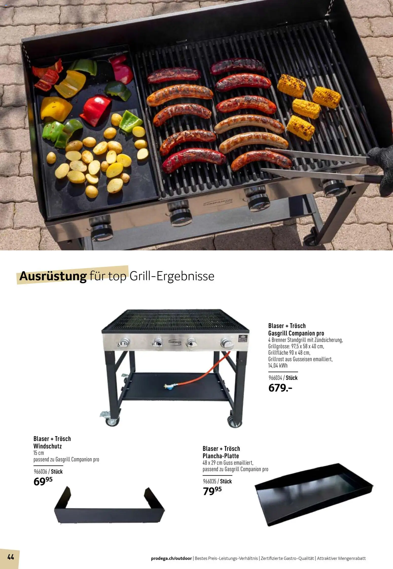 Prodega Aktionen Outdoor-Ausstattung – gültig ab 01.03.2026 | Seite: 44 | Produkte: Top