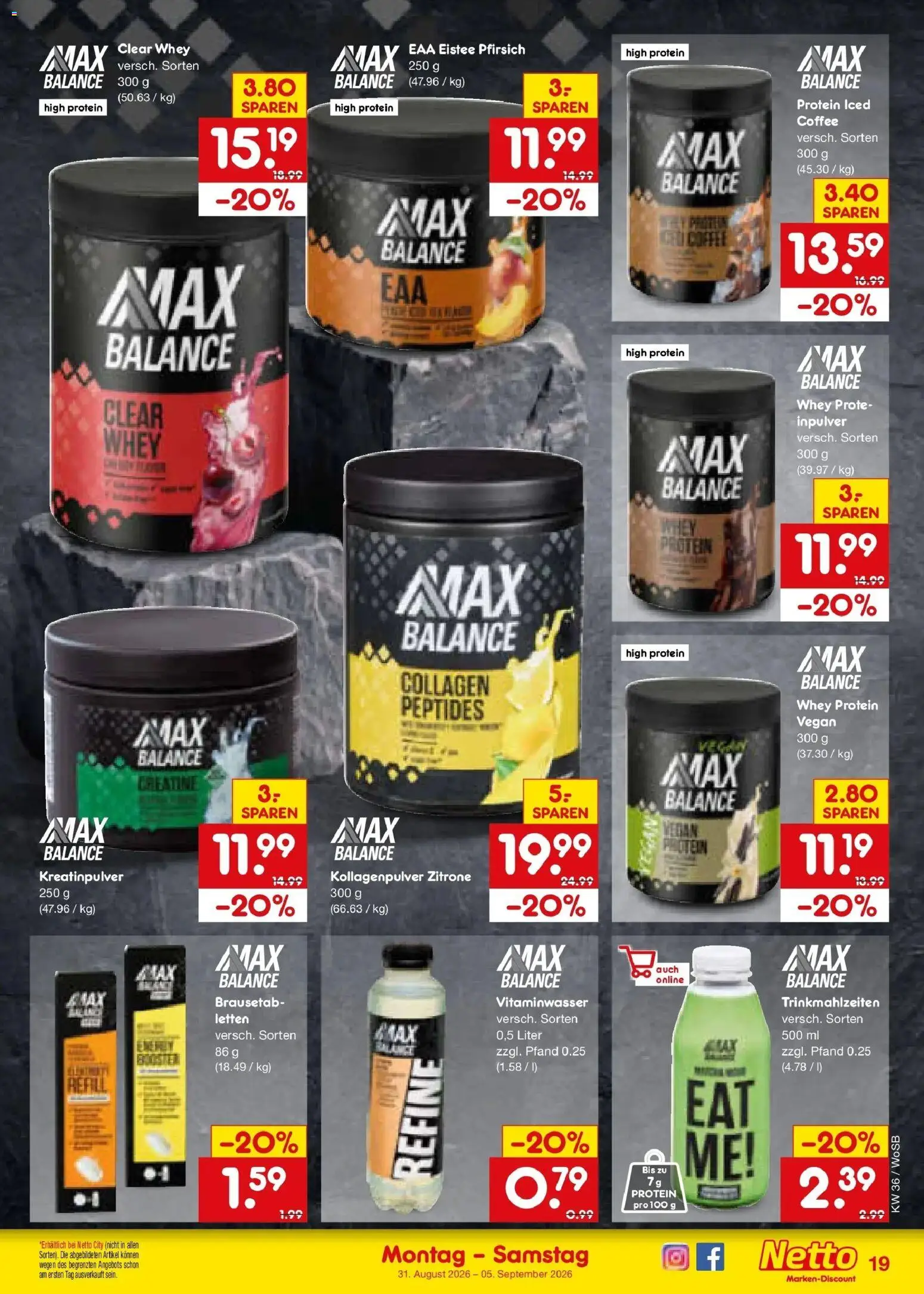 Netto Marken-Discount Prospekt Mannheim (ab 31.08.2026) » Angebote | Seite: 25 | Produkte: Zitrone, Pfirsich