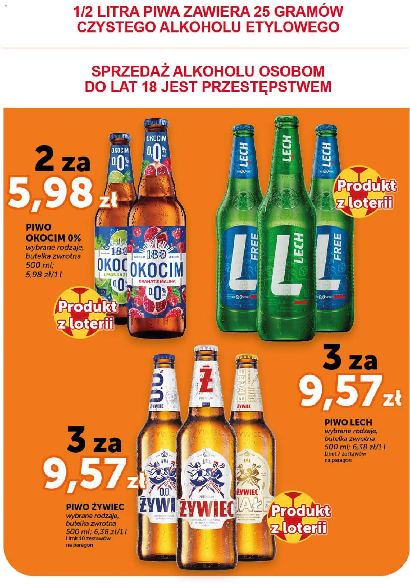 Euro Sklep gazetka - Minimarket od 18.06.2026 | Strona: 12 | Produkty: Limonka, Malina, Piwo