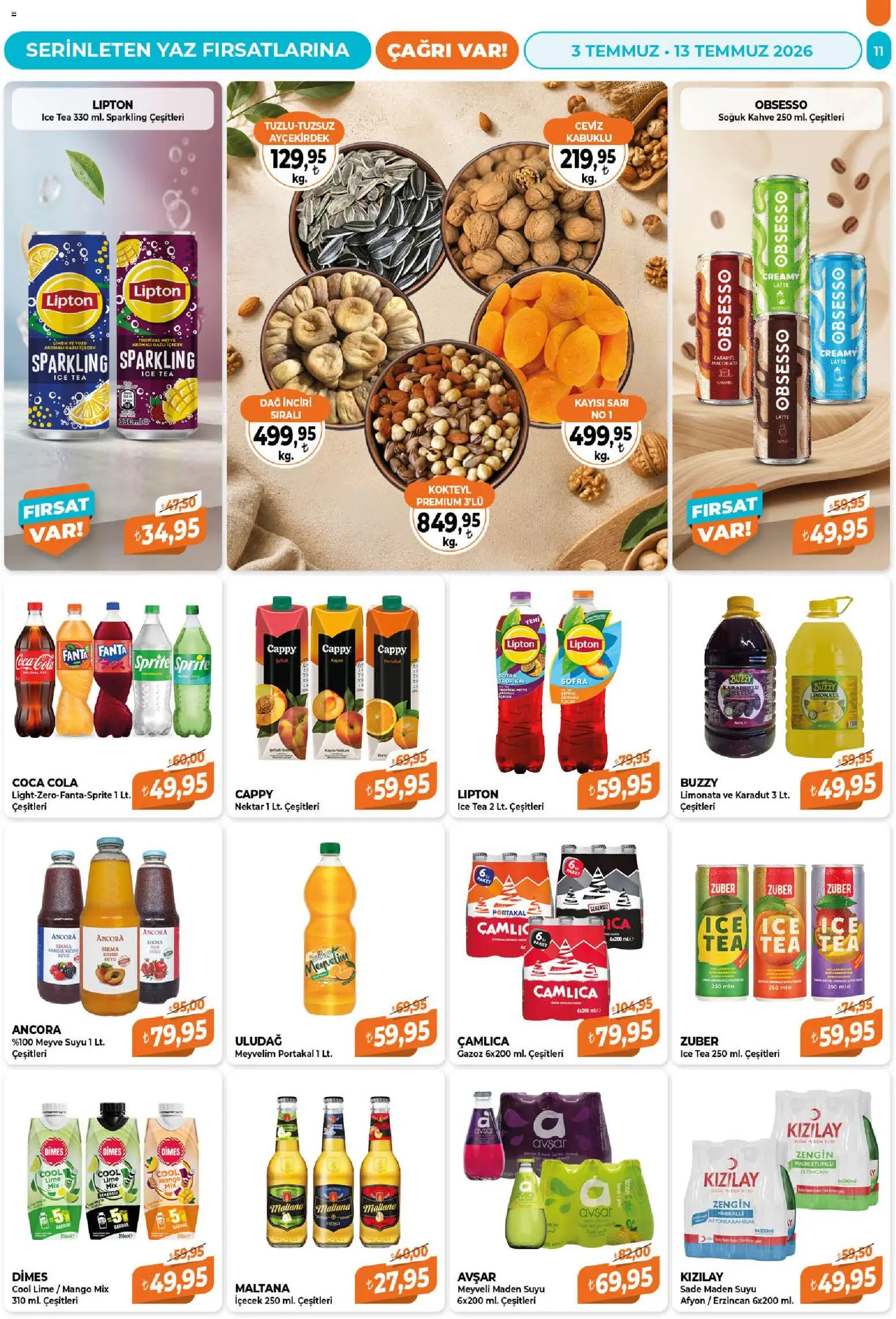 Çağrı Market Katalog - 03 Temmuz 2026 tarihinden itibaren geçerlidir | Sayfa: 11