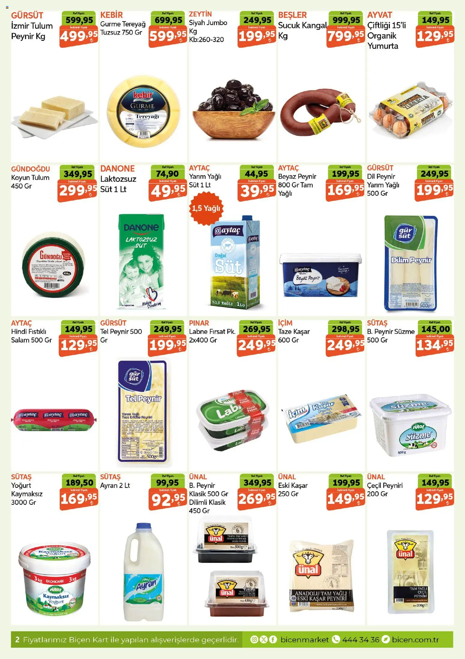 Biçen Market Katalog - 26 Haziran 2026 tarihinden itibaren geçerlidir | Sayfa: 2