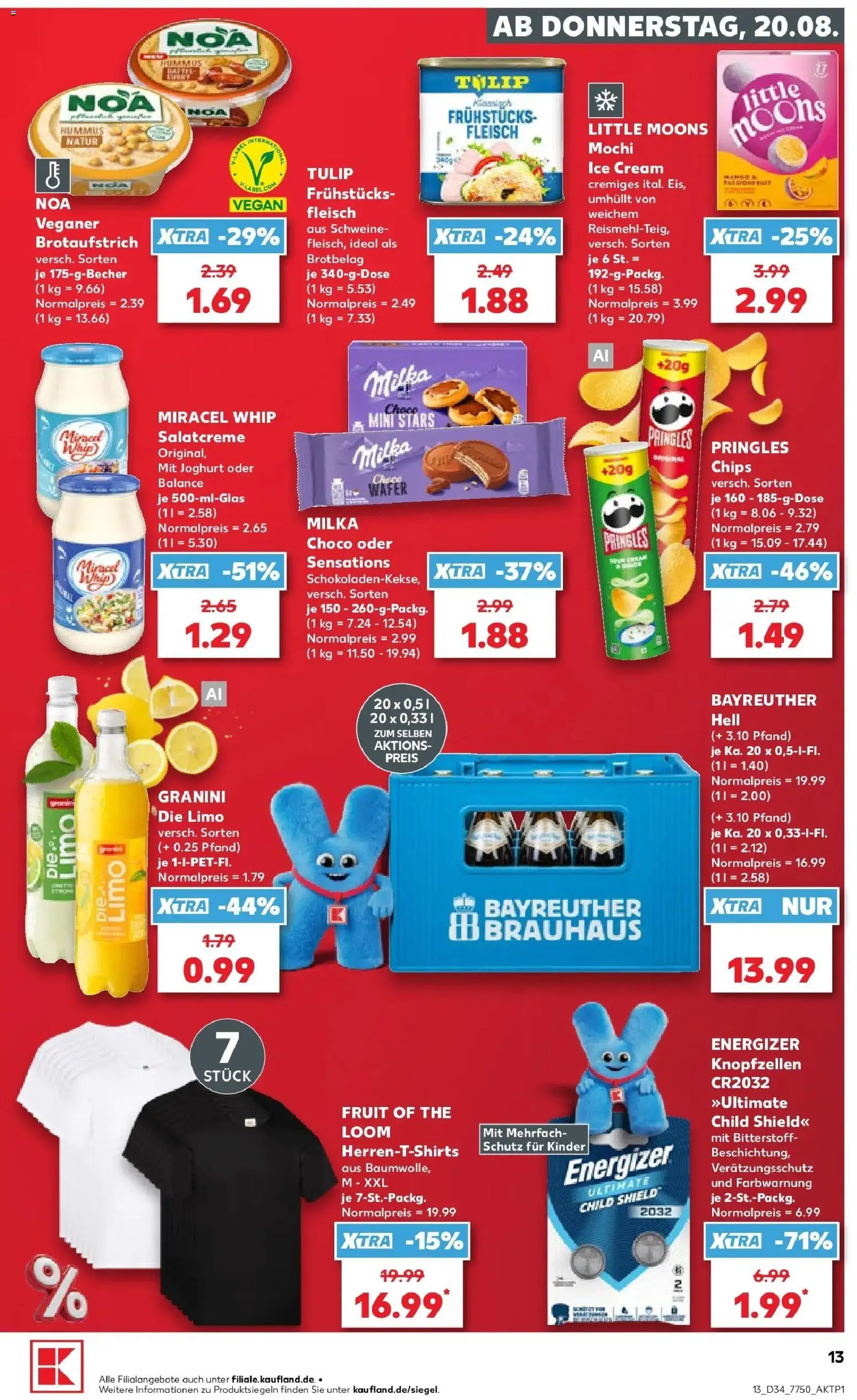 Prospekt Kaufland ab 17.08.2026 » Angebote Online zum Blättern | Seite: 24 | Produkte: Miracel whip, Milka, Granini, Chips