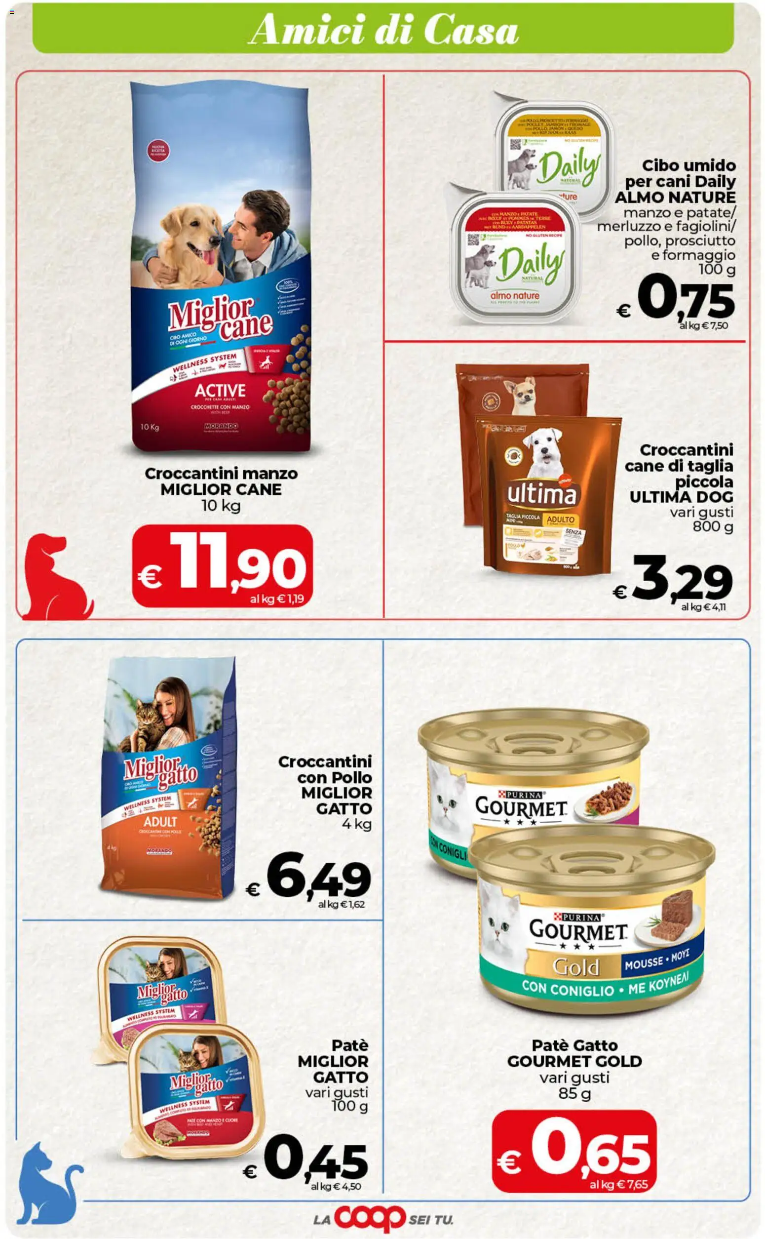 Volantino COOP del 01/09/2026 | Pagina: 44 | Prodotti: Pollo, Manzo, Merluzzo, Crocchette