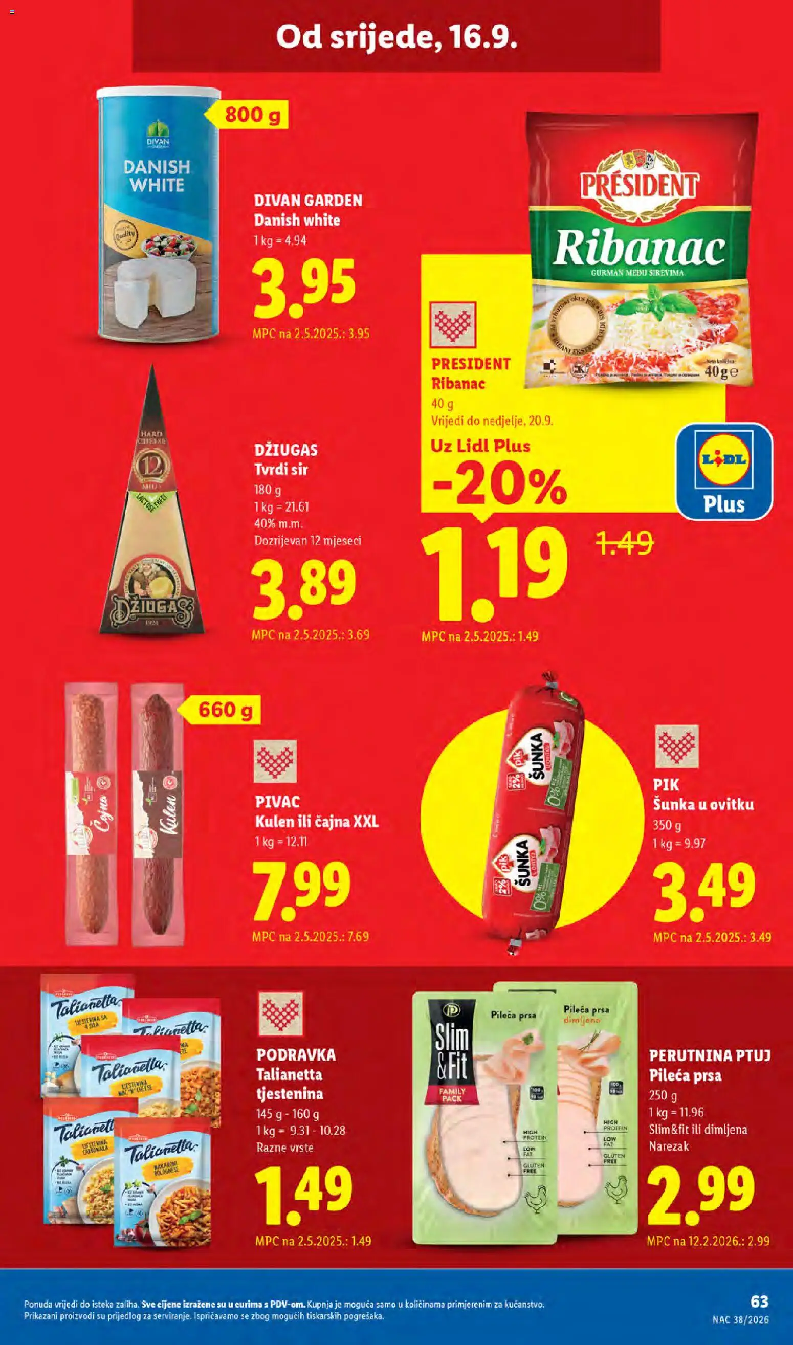 Lidl katalog | vrijedi od 14.09.2026 | Stranica: 63