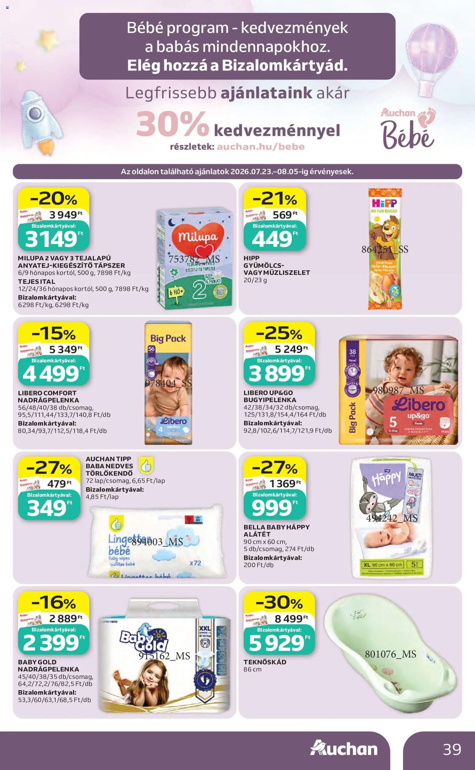 Akciós újság új Auchan — page 39