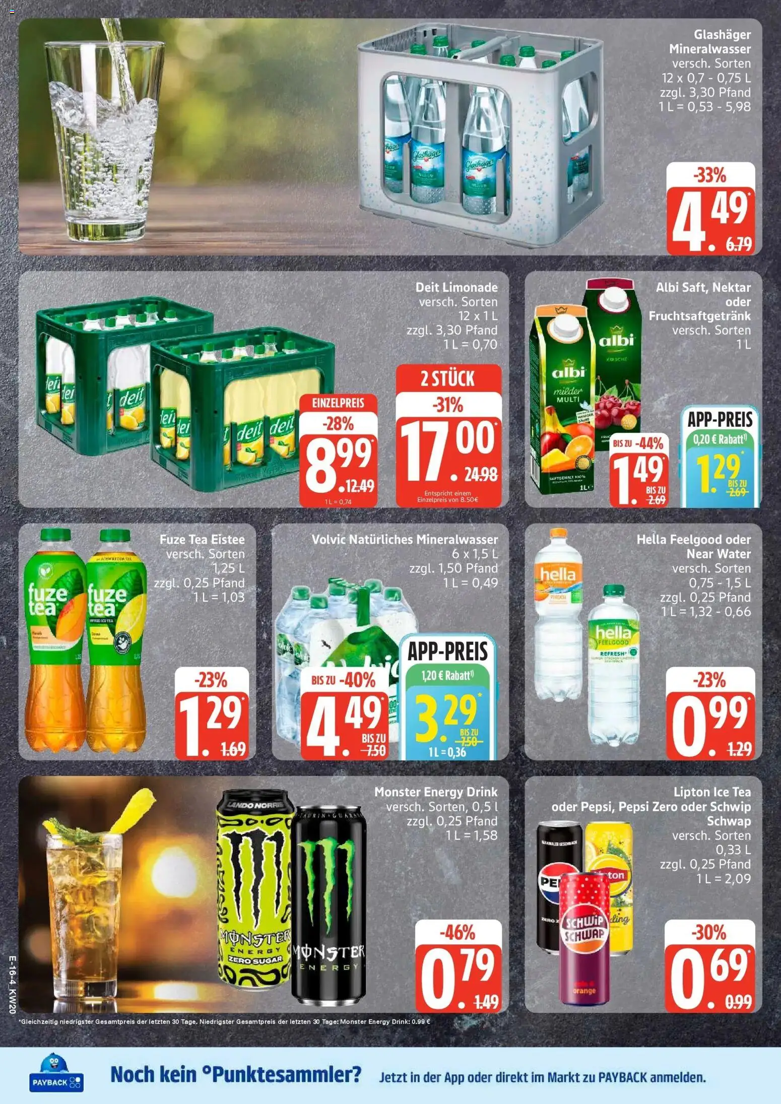 Marktkauf Prospekt Grevesmühlen	 – gültig ab 10.05.2026 | Seite: 16 | Produkte: Fuze tea, Energy, Limonade, Monster