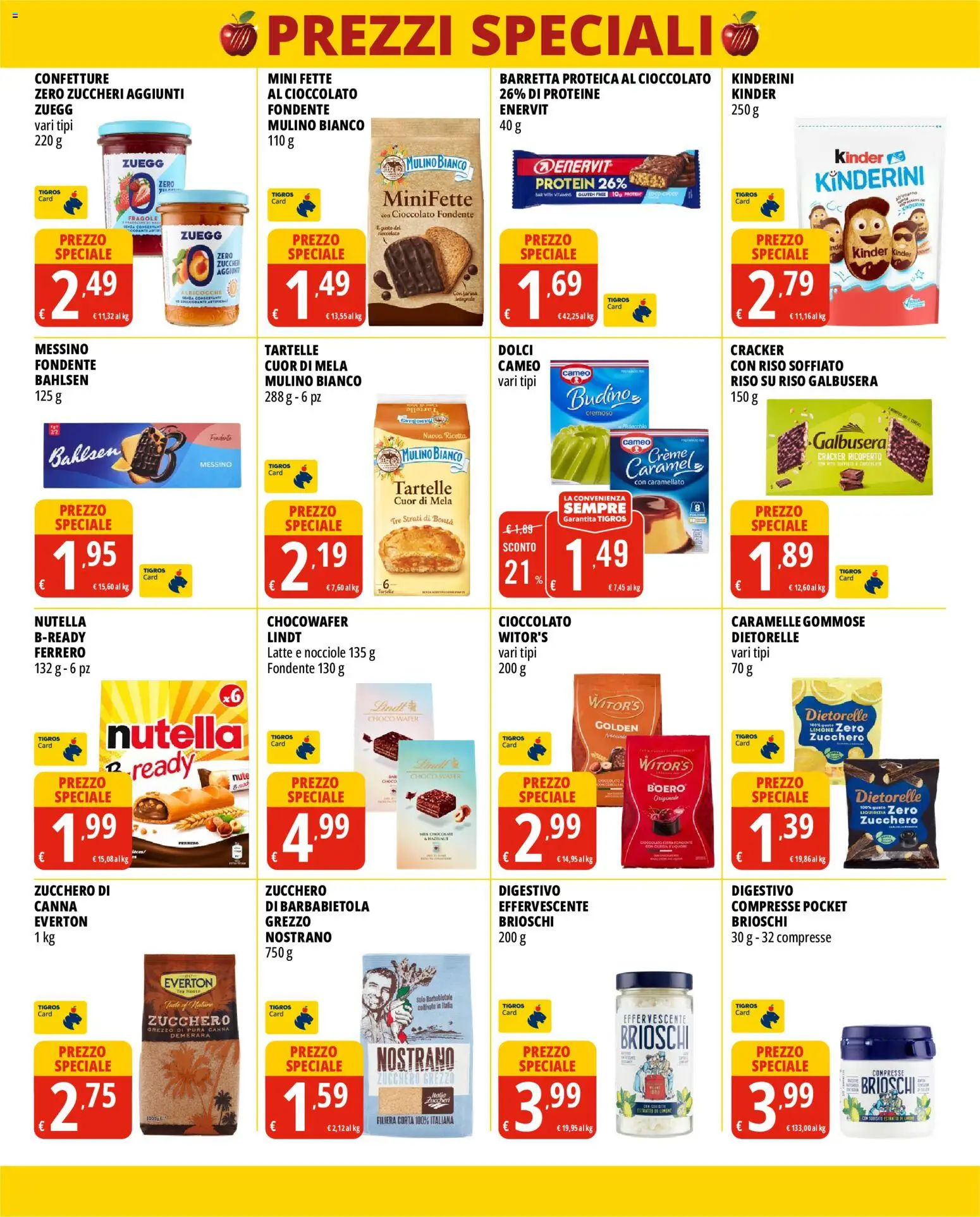 Volantino Tigros del 16/09/2026 | Pagina: 5 | Prodotti: Riso, Caramelle, Nutella, Digestivo