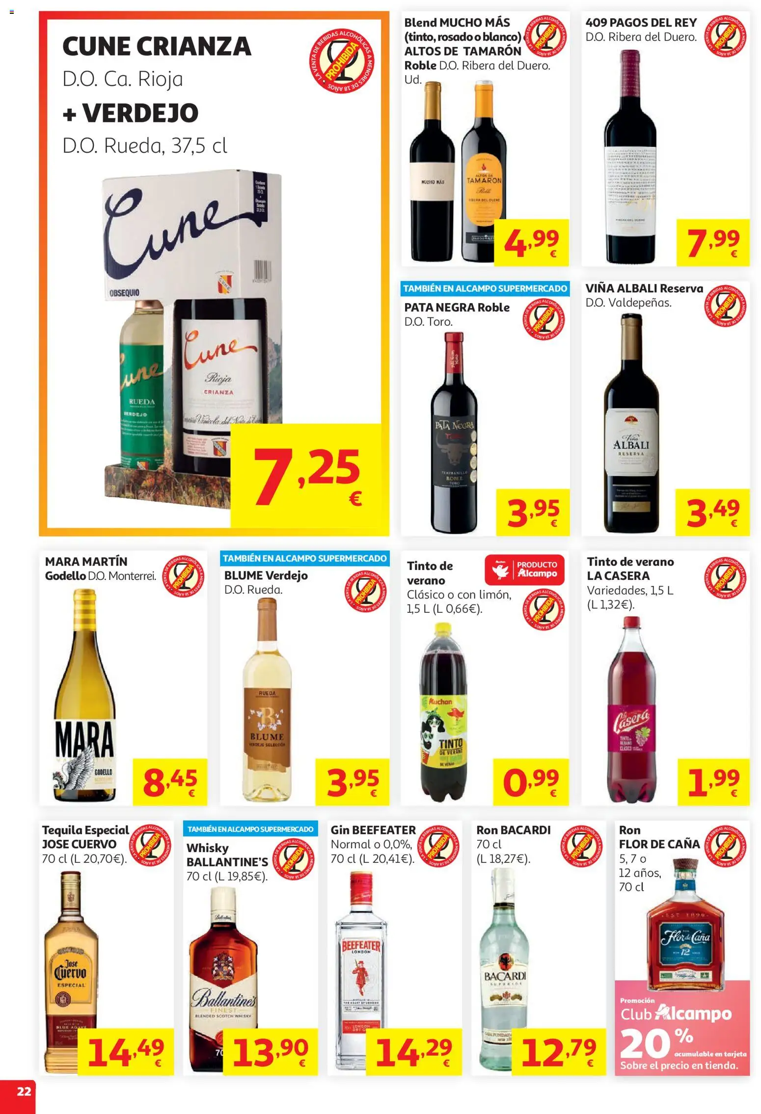 Alcampo HG Unico Mad │ válido desde el 05.05.2026 | Página: 24 | Productos: Ron, Whisky