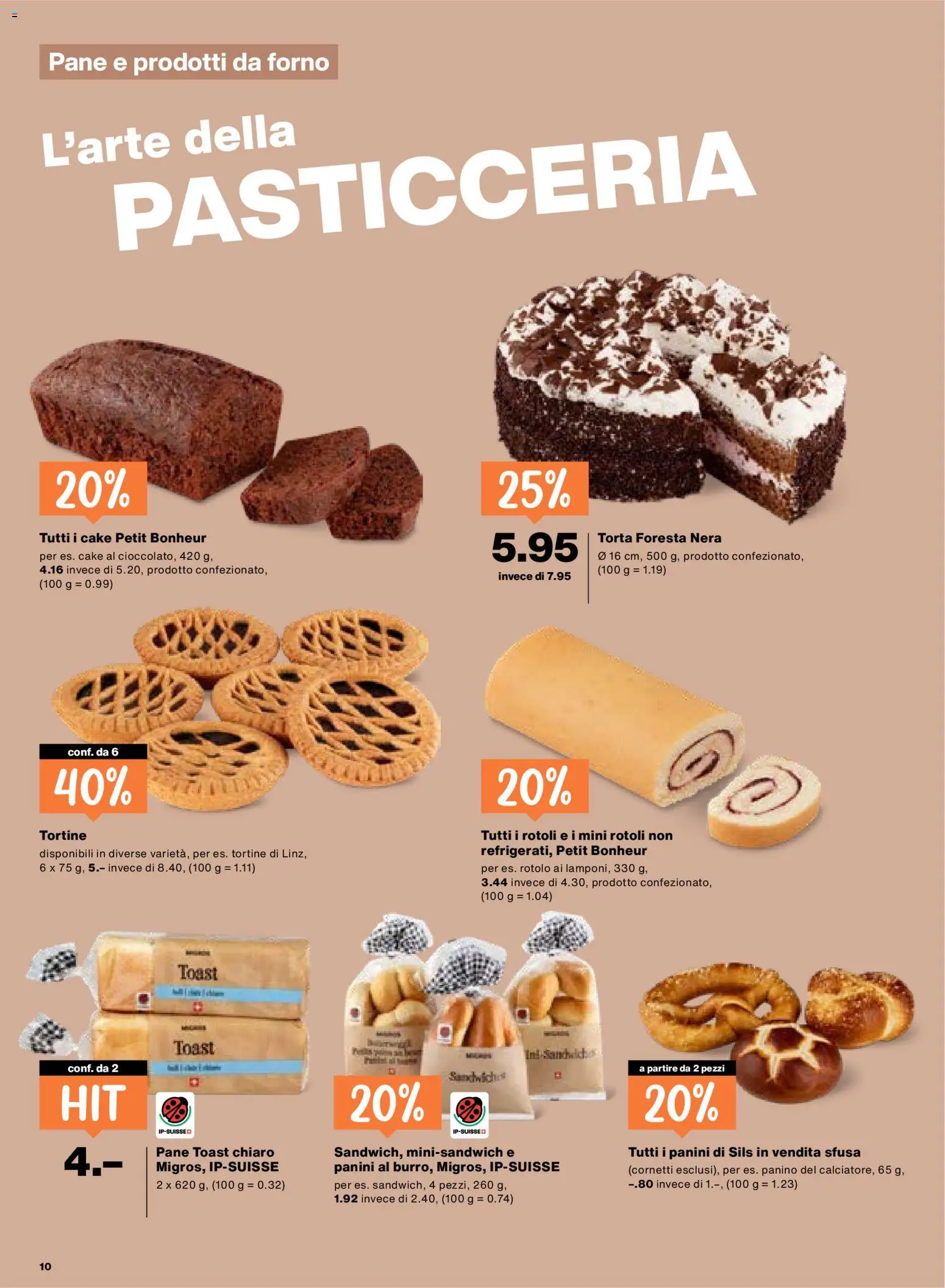 Migros aktionen IT – gültig ab 29.10.2026 | Seite: 10 | Produkte: Pane