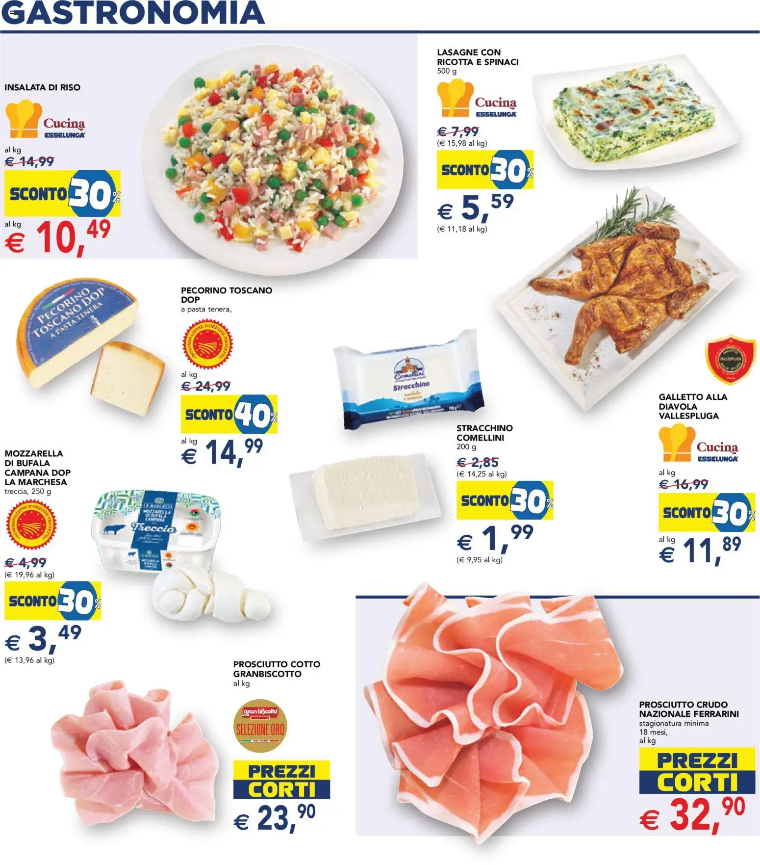 Volantino Esselunga S del 28.05.2026 | Pagina: 15 | Prodotti: Prosciutto Cotto, Prosciutto, Pasta, Insalata di riso
