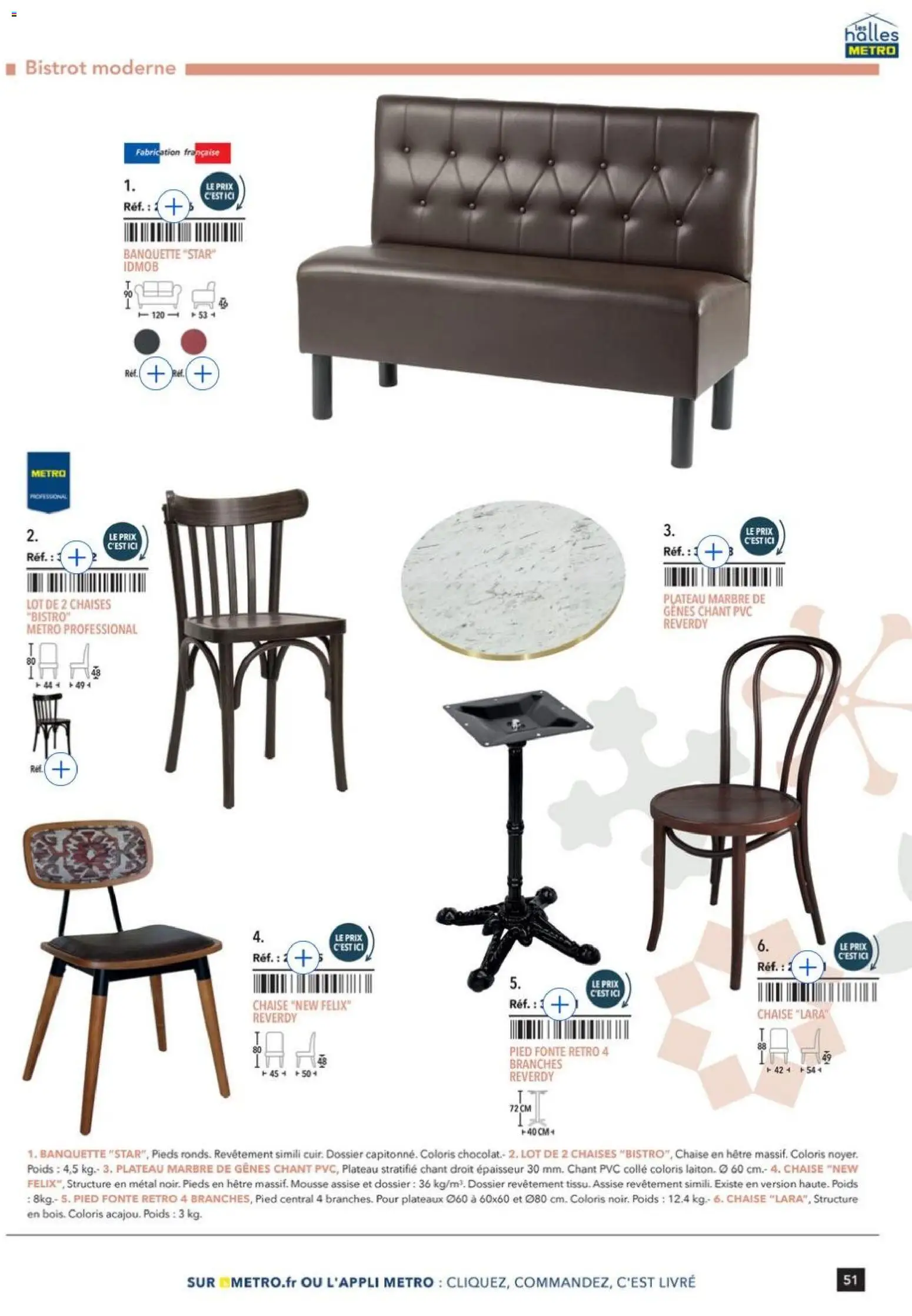 {H1} | Page: 51 | Produits: Plateau, Poids, Mousse, Chocolat