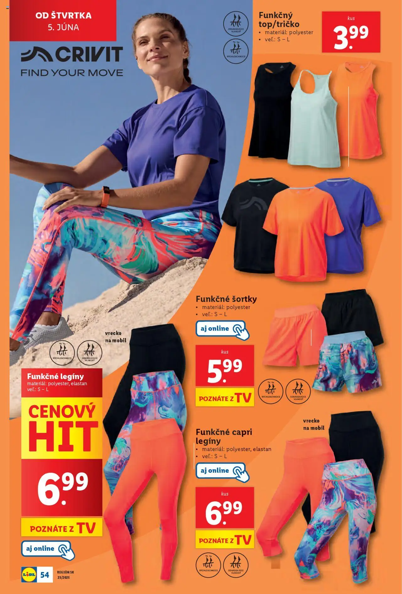 Nové Lidl akcie – leták je platný od 02.06.2025 | Strana: 66 | Produkty: Tv, Mobil, Legíny
