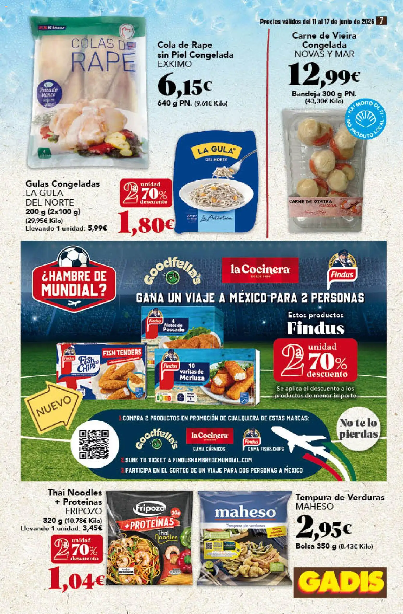 Gadis folleto │ válido desde el 11.06.2026 | Página: 7 | Productos: Pescado, Té, Bolsa, Bandeja