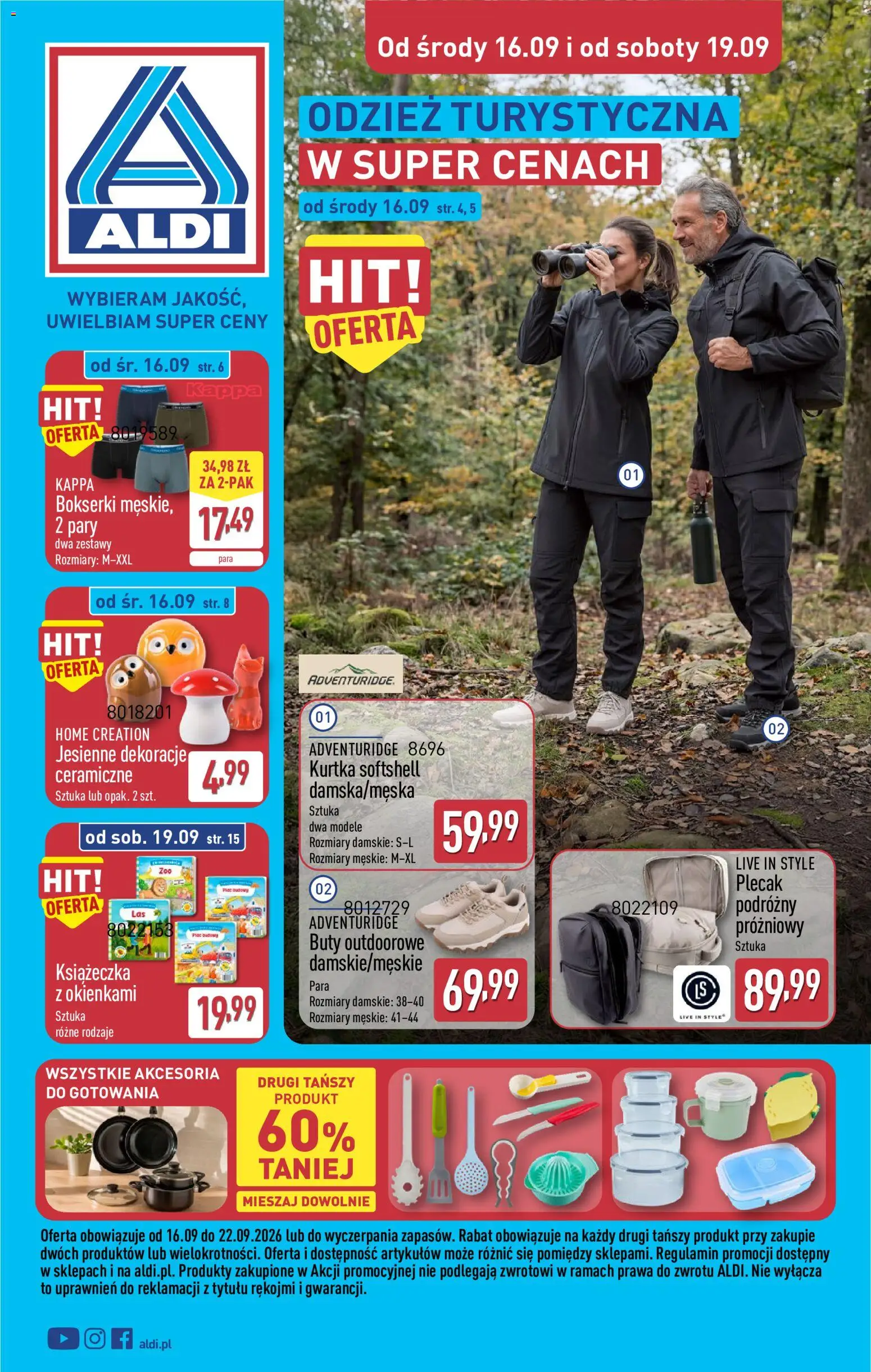 Aldi Polsko leták - Ostatnie sztuki w wybranych sklepach od 16.09.2026 | Strana: 1