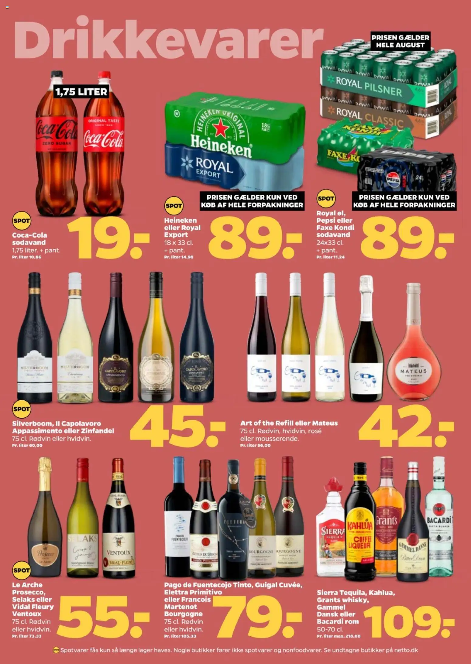 Netto tilbudsavis – gyldig fra 22/08/2026 | Side: 22 | Produkter: Coca Cola, Sodavand, Cola, Laks