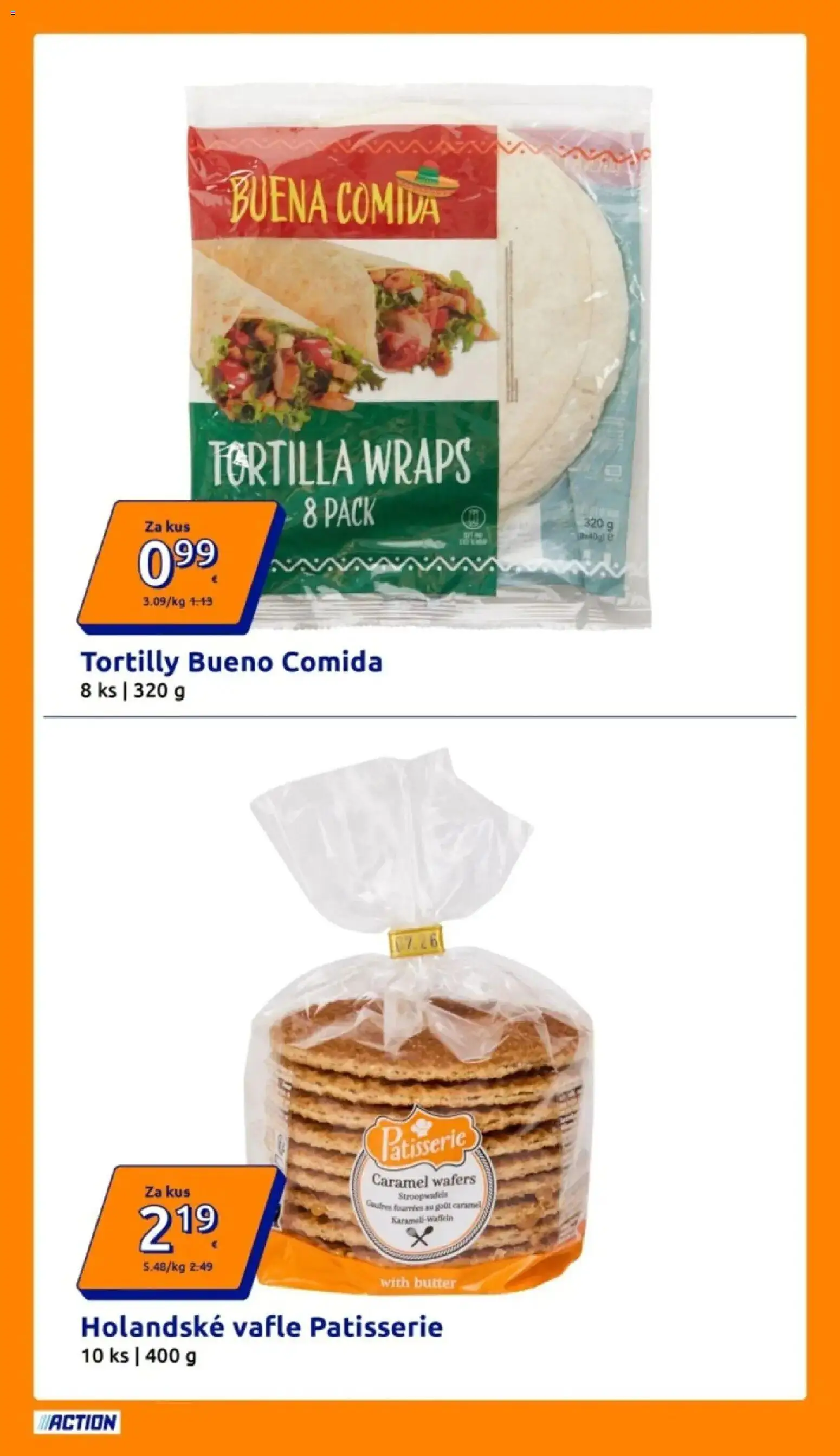 Nové Action akcie – leták je platný od 01.07.2026 | Strana: 14 | Produkty: Tortilla