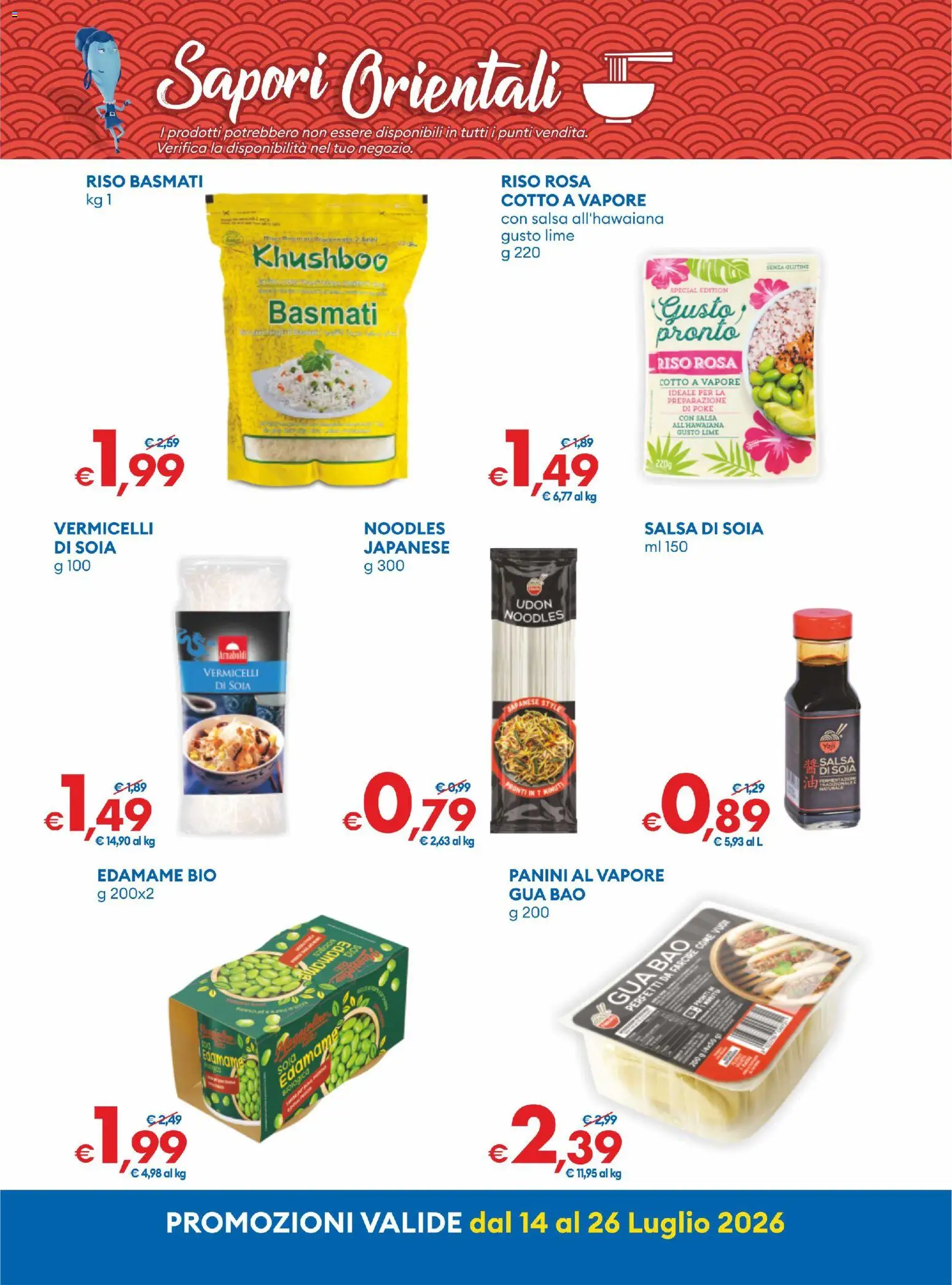 Volantino MD Discount del 14/07/2026 | Pagina: 5 | Prodotti: Riso Basmati, Riso, Salsa, Lime