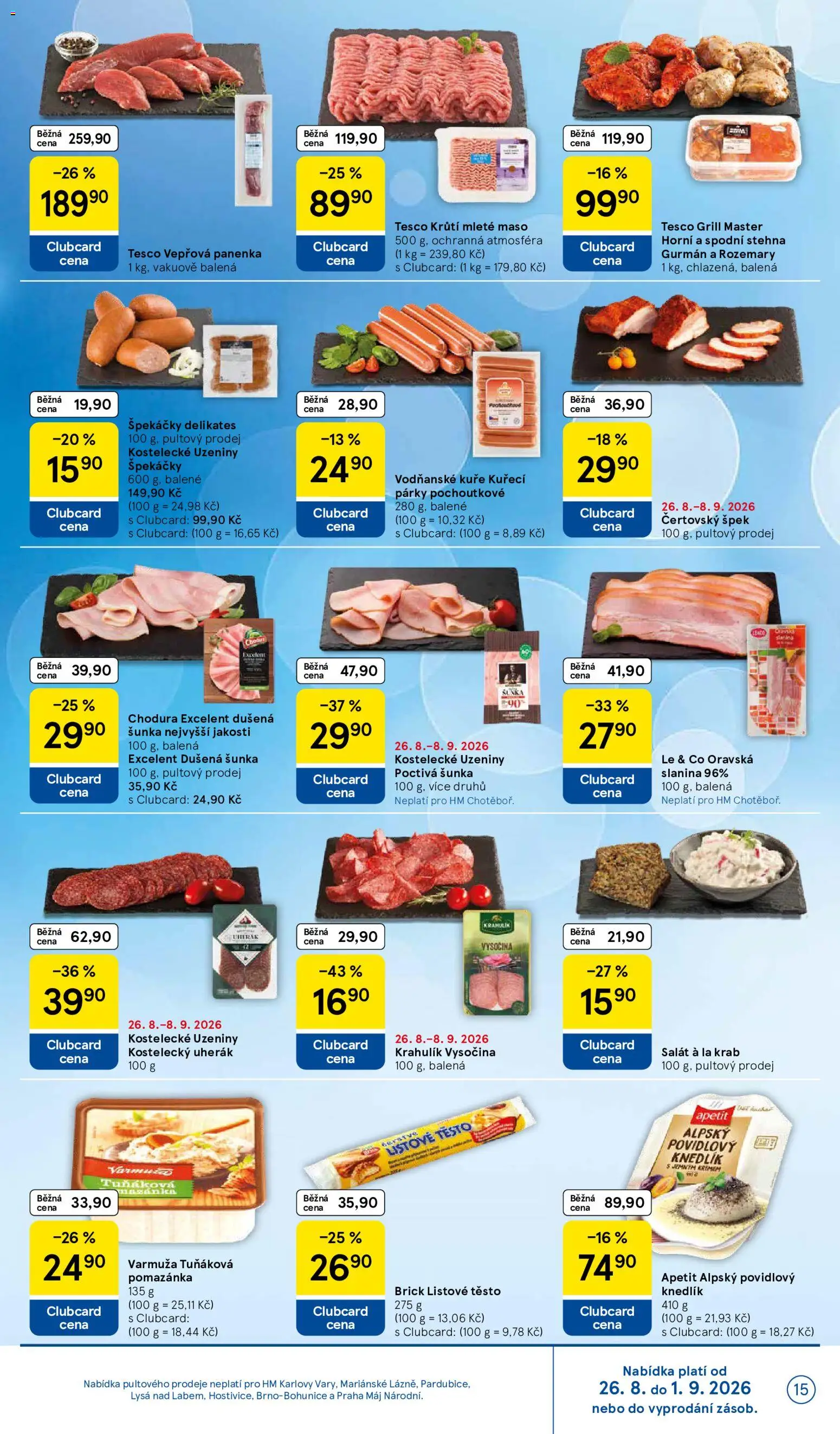 Tesco leták - Hypermarket od 26.08.2026 | Strana: 15